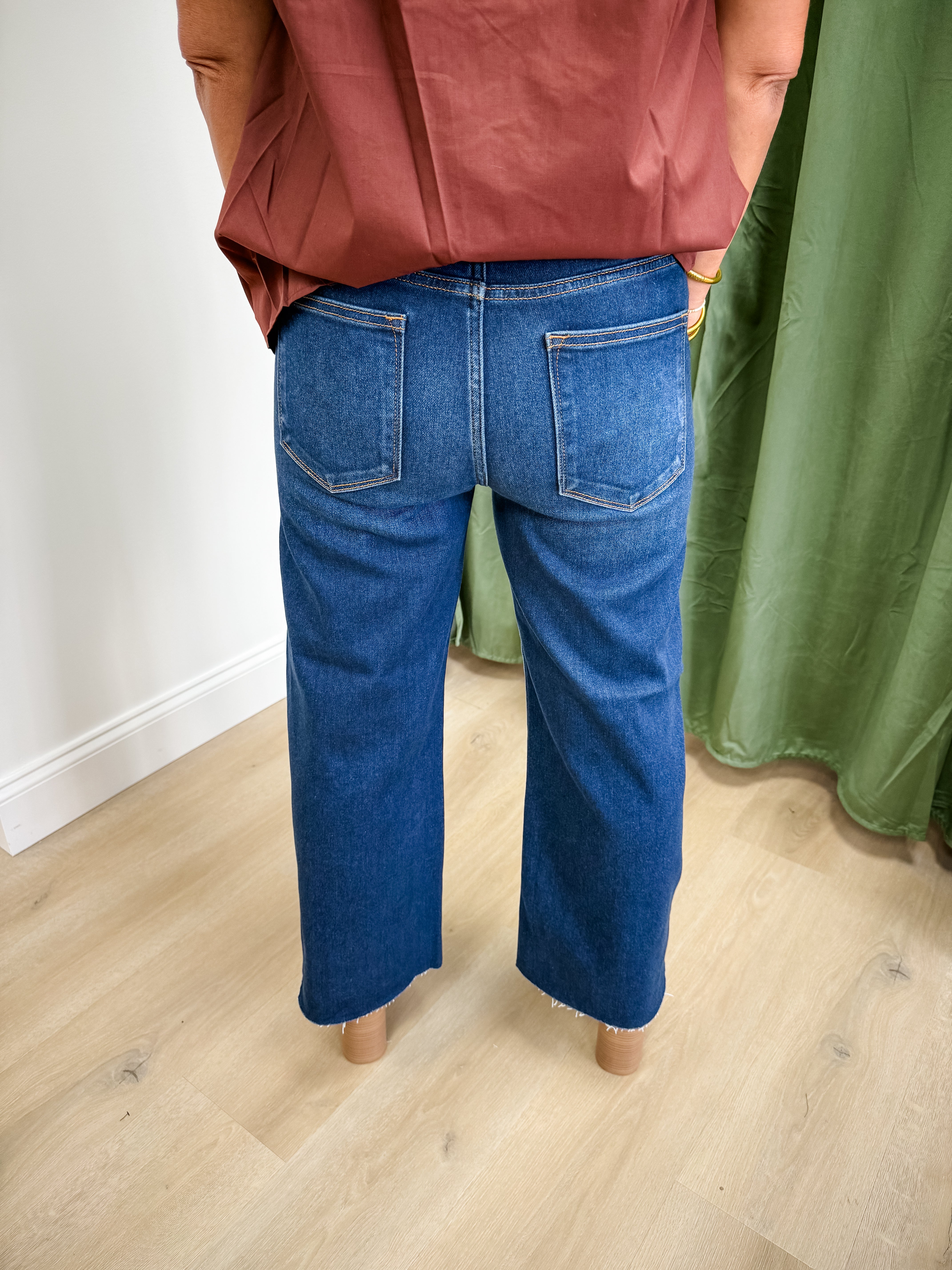 Wren High Rise Wide Leg Denim - RISEN