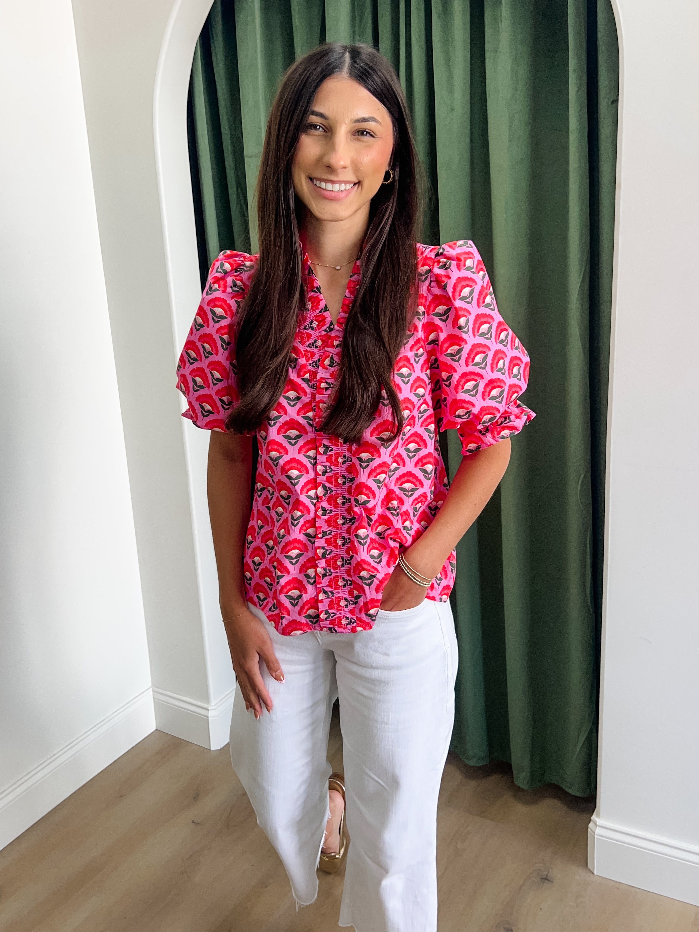Summer Blooms Top