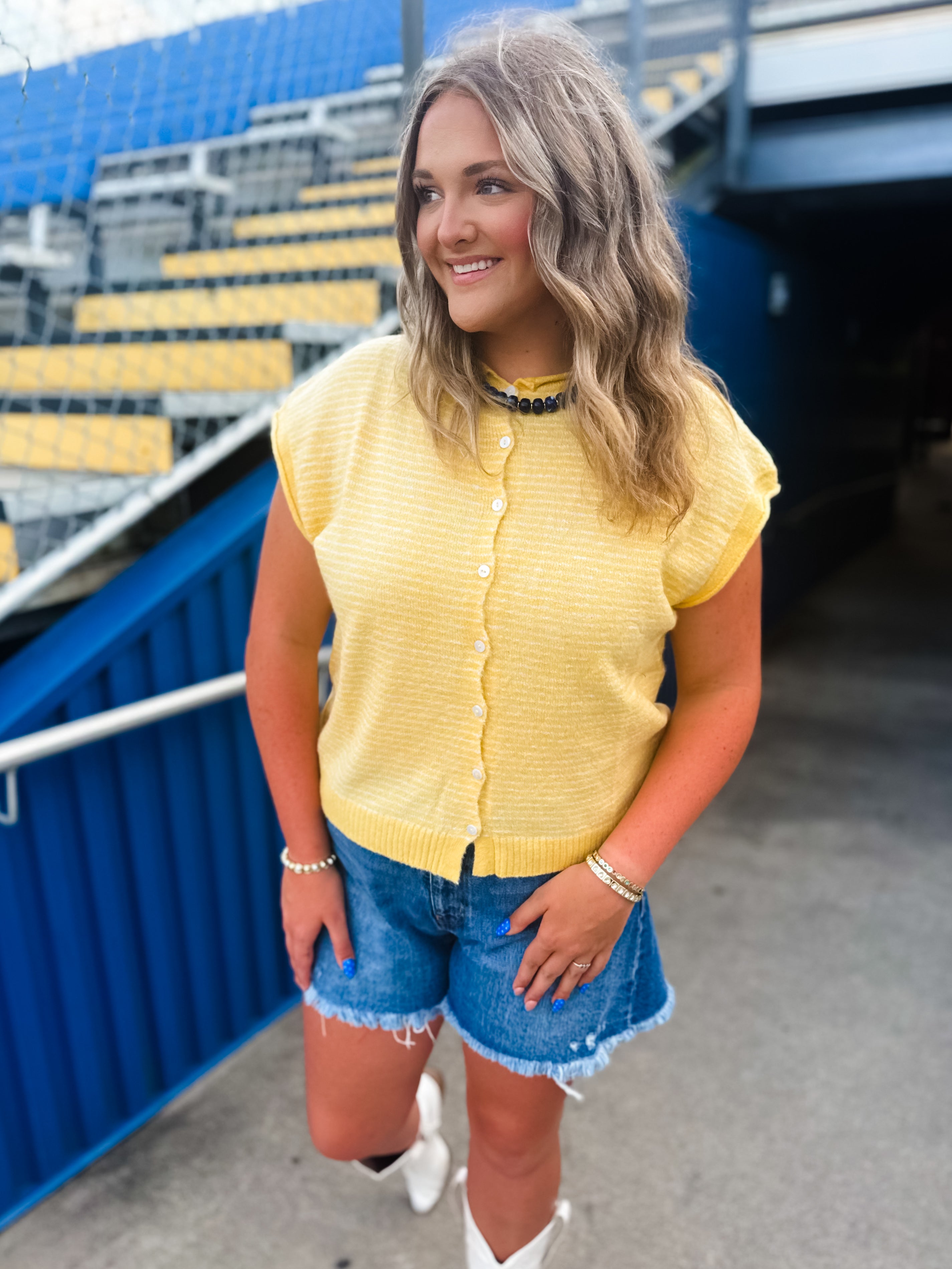 Golden Girl Sweater Top