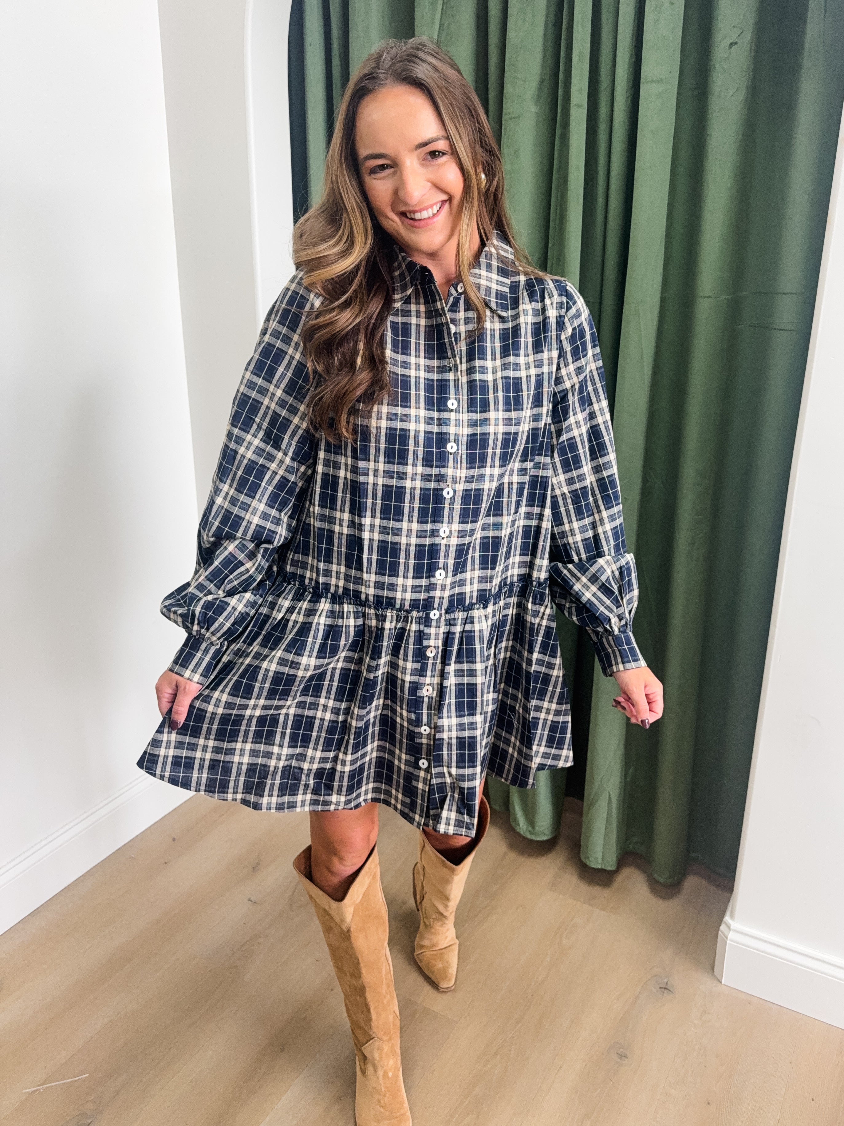 Perfect in Plaid Dress