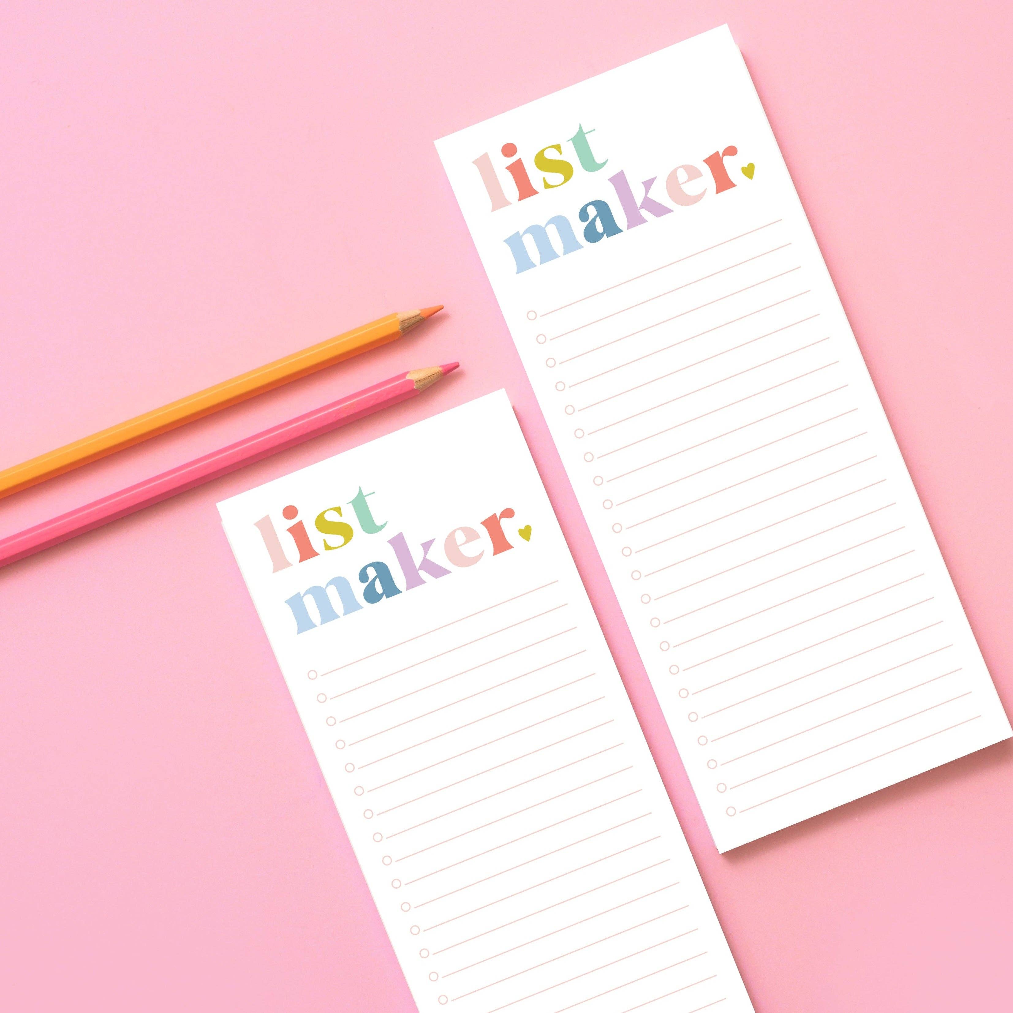 List Maker Notepad