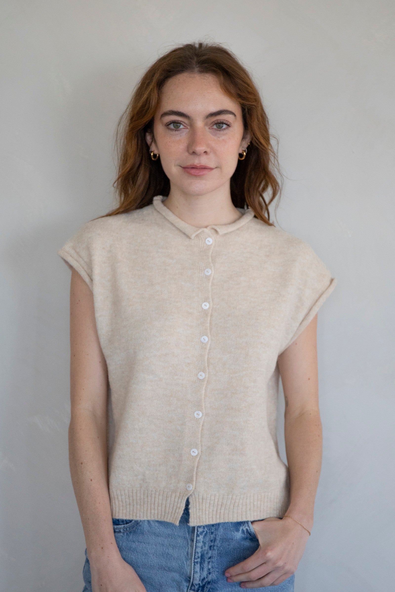 Swept Away Cardigan Top - Solid