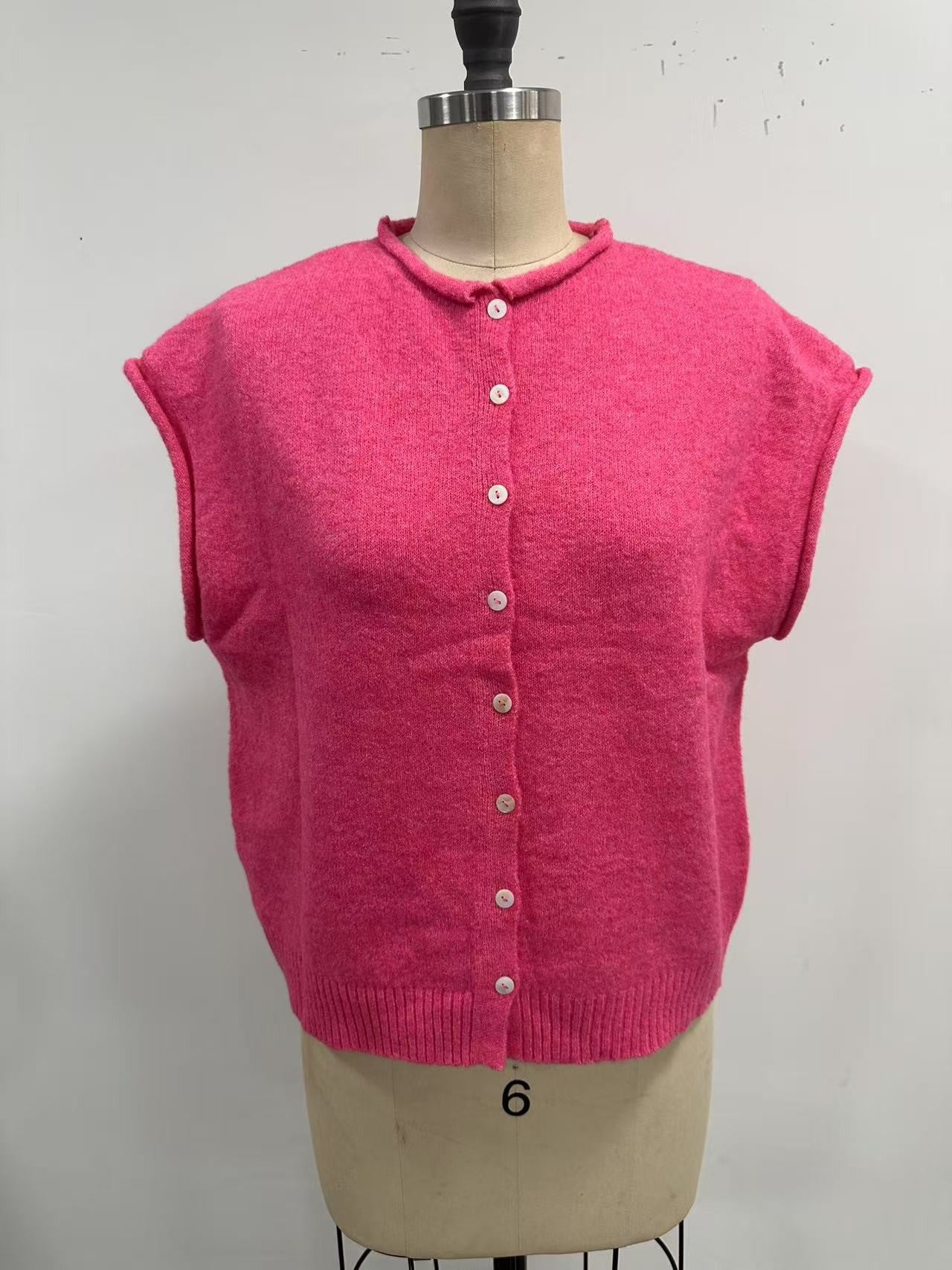 Swept Away Cardigan Top - Solid