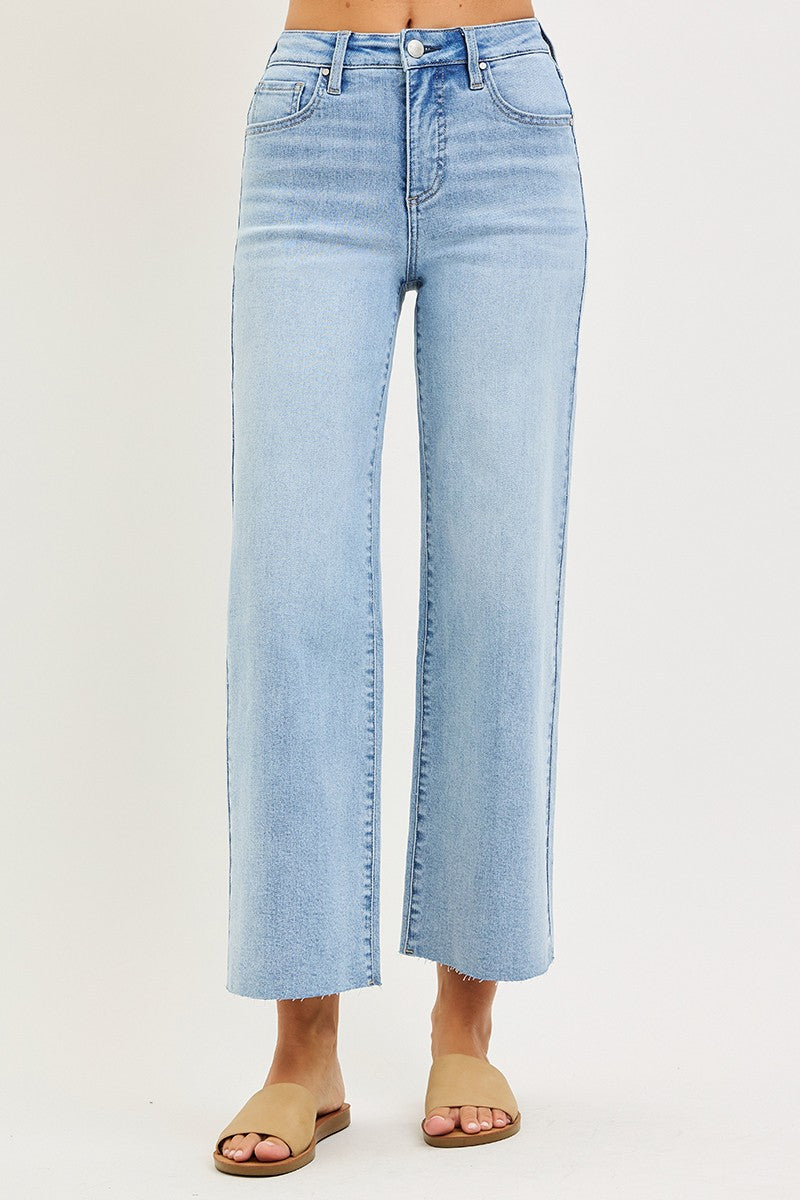 Adeline Light Wide Leg Denim - RISEN