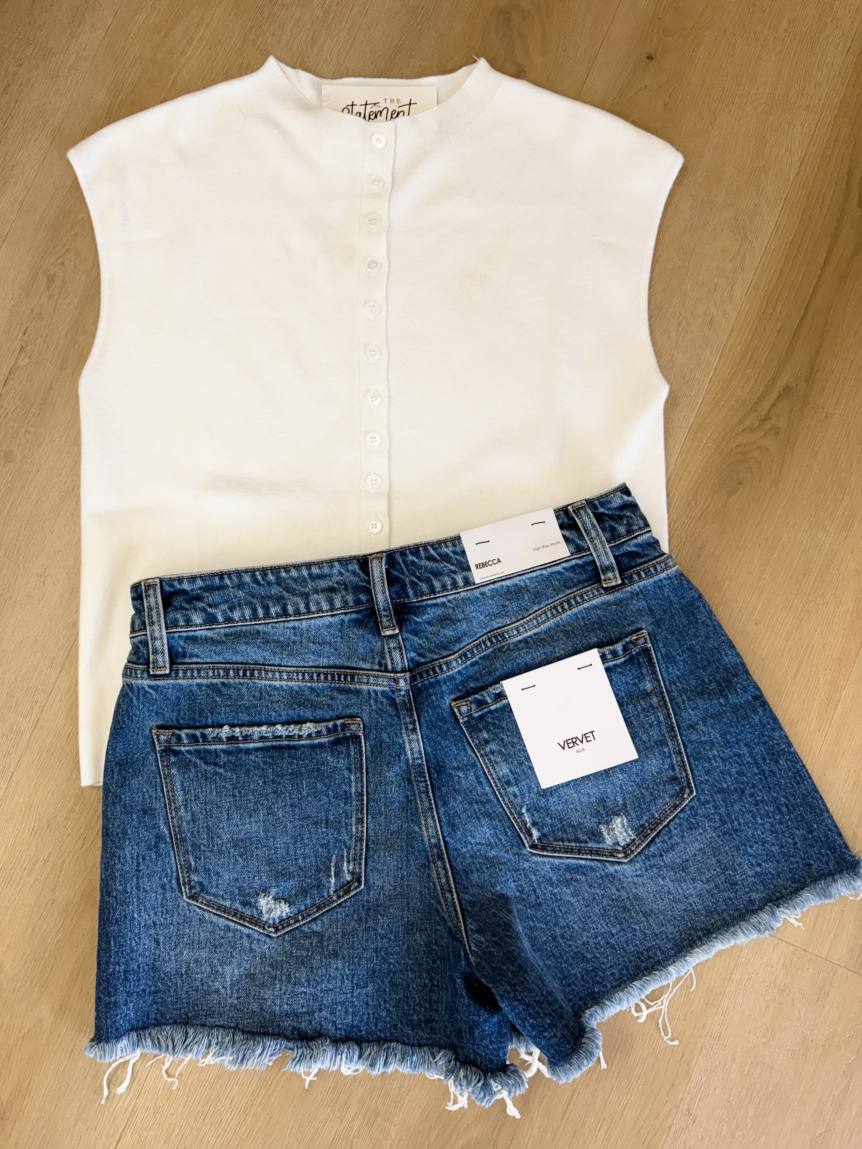 Lani Denim Shorts - Vervet