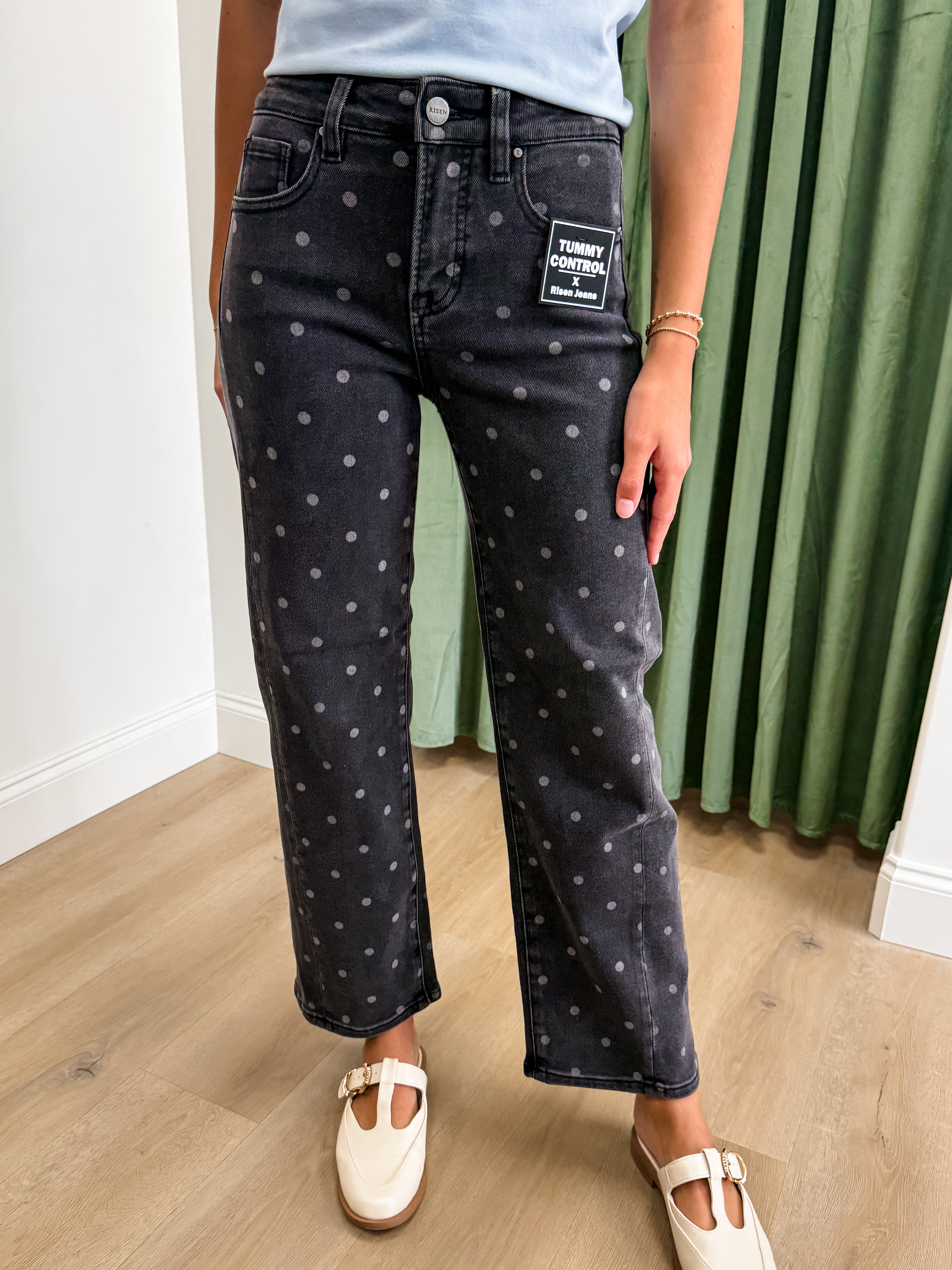 Poppy Polka Dot Denim