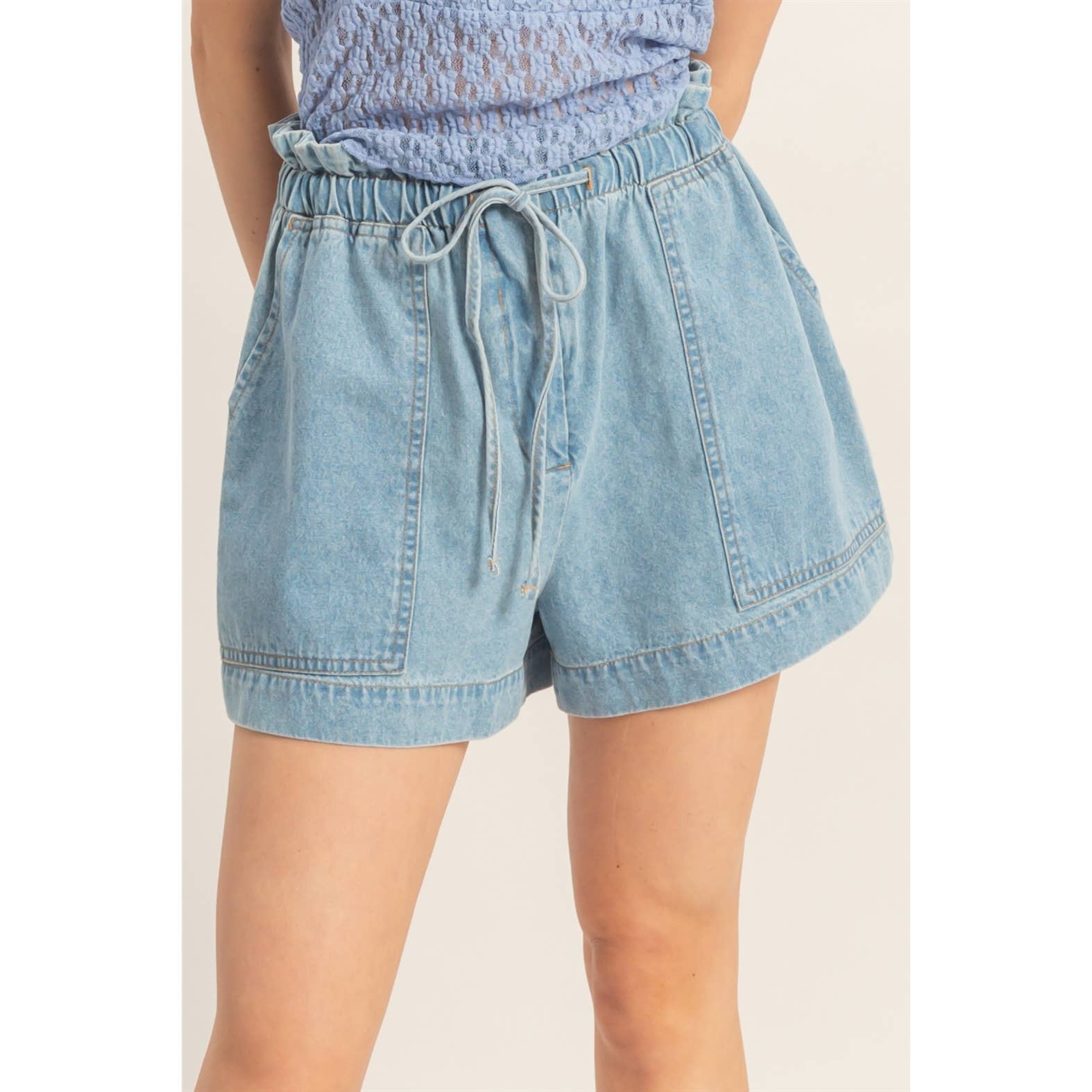 Vintage Drawstring Shorts