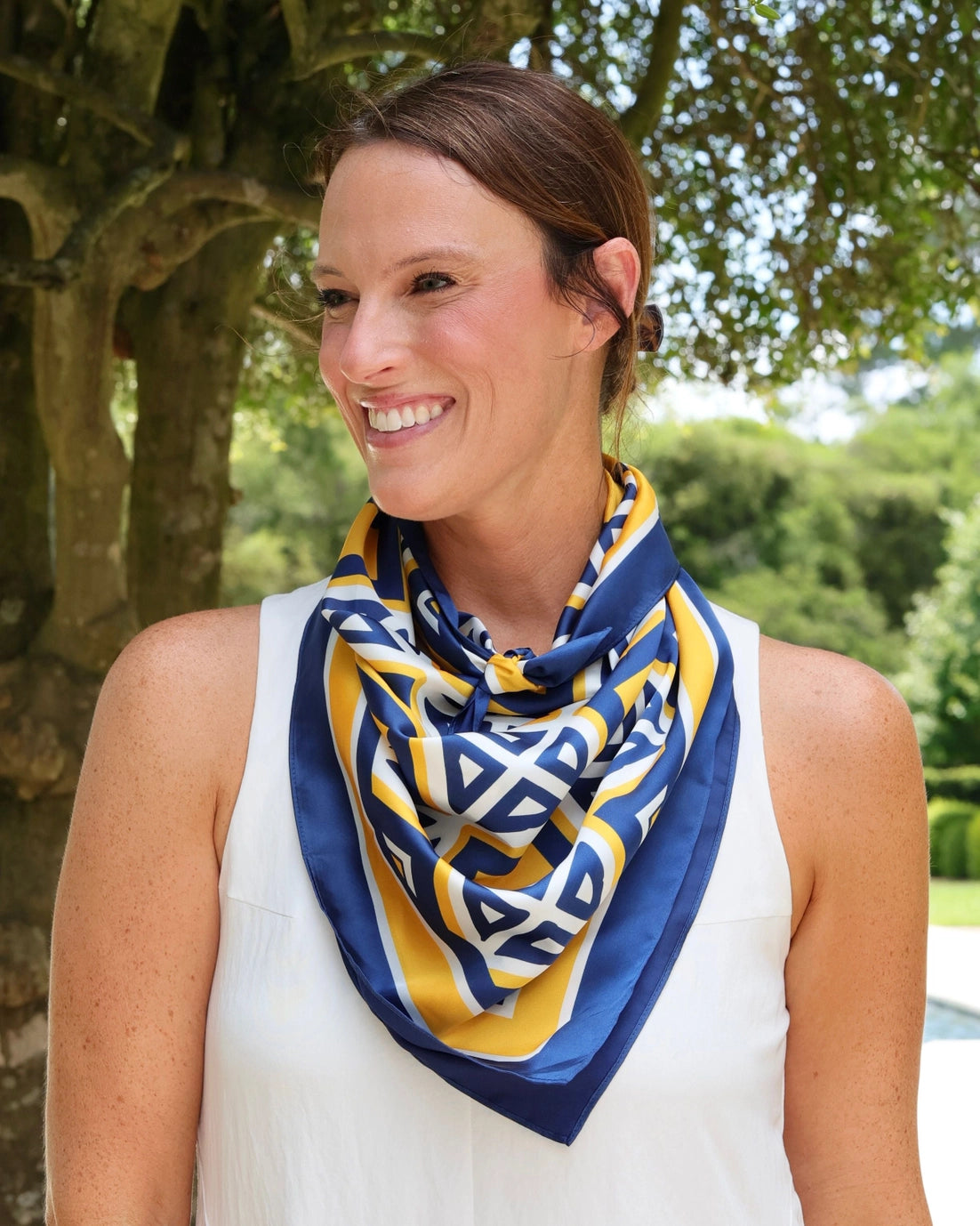 Barrett Blue Scarf - Large