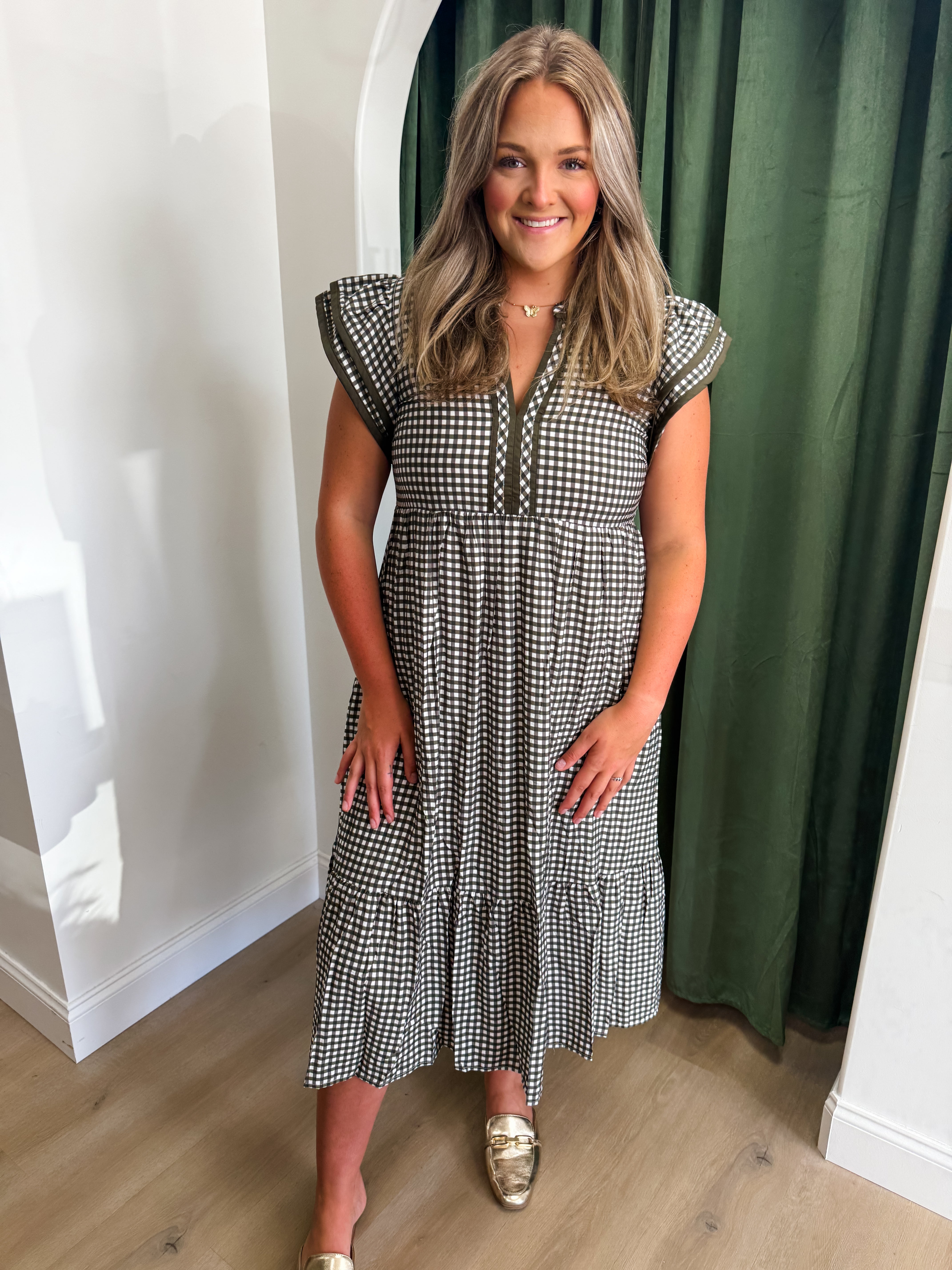 Under the Oaks Midi Dress