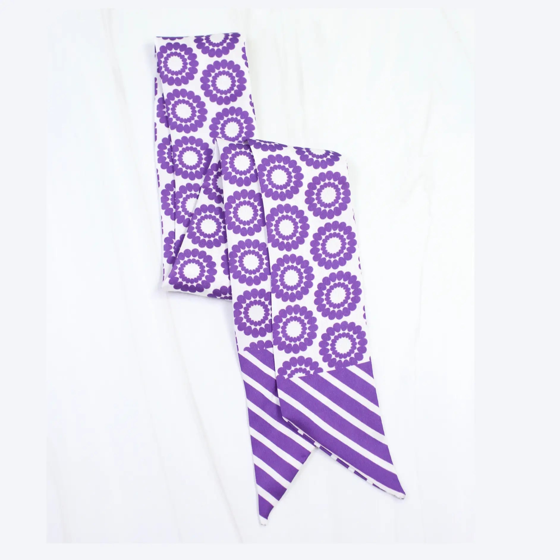 Lucy Purple Skinny Scarf
