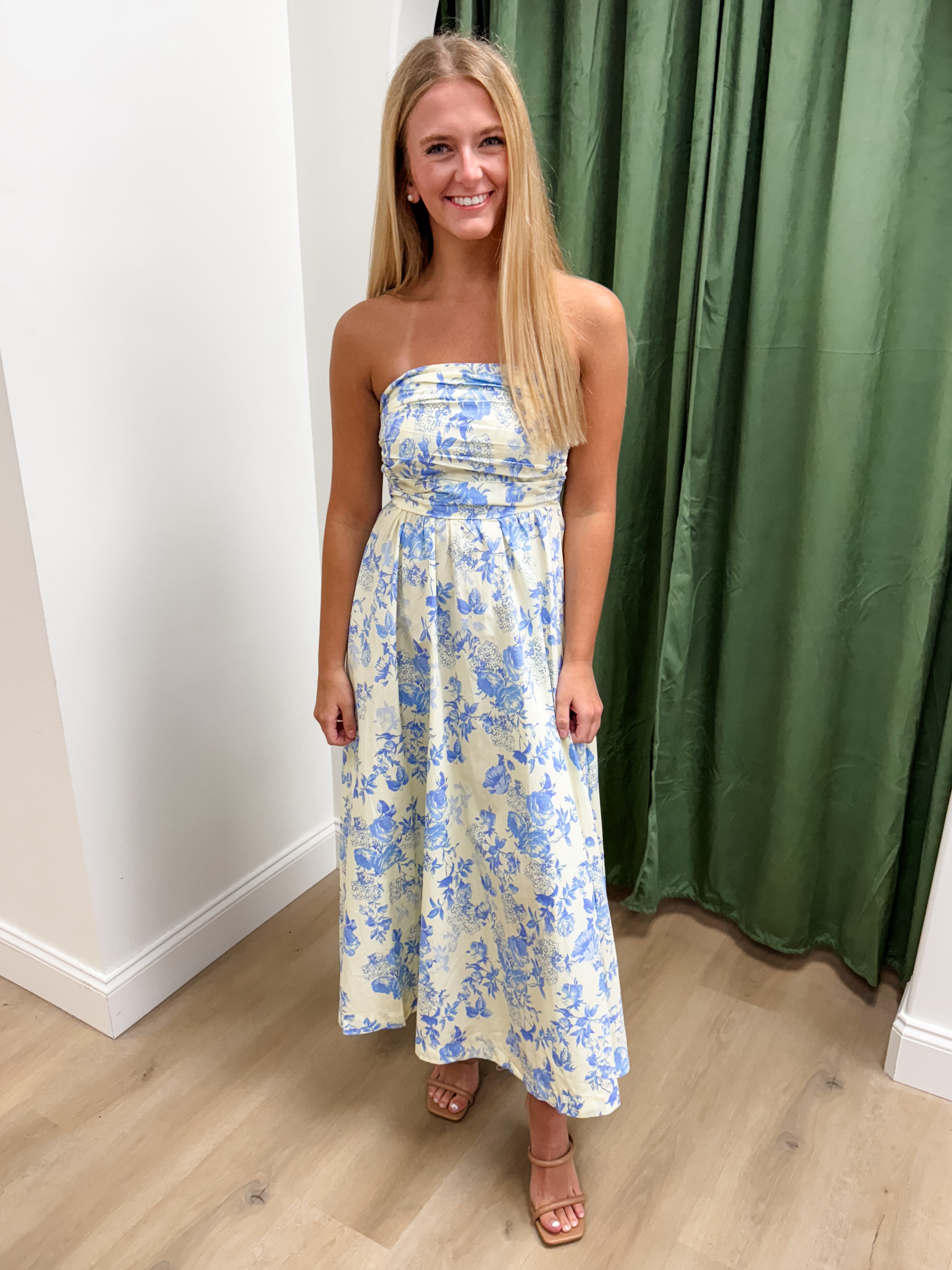 Water Under the Bridge Midi Dress