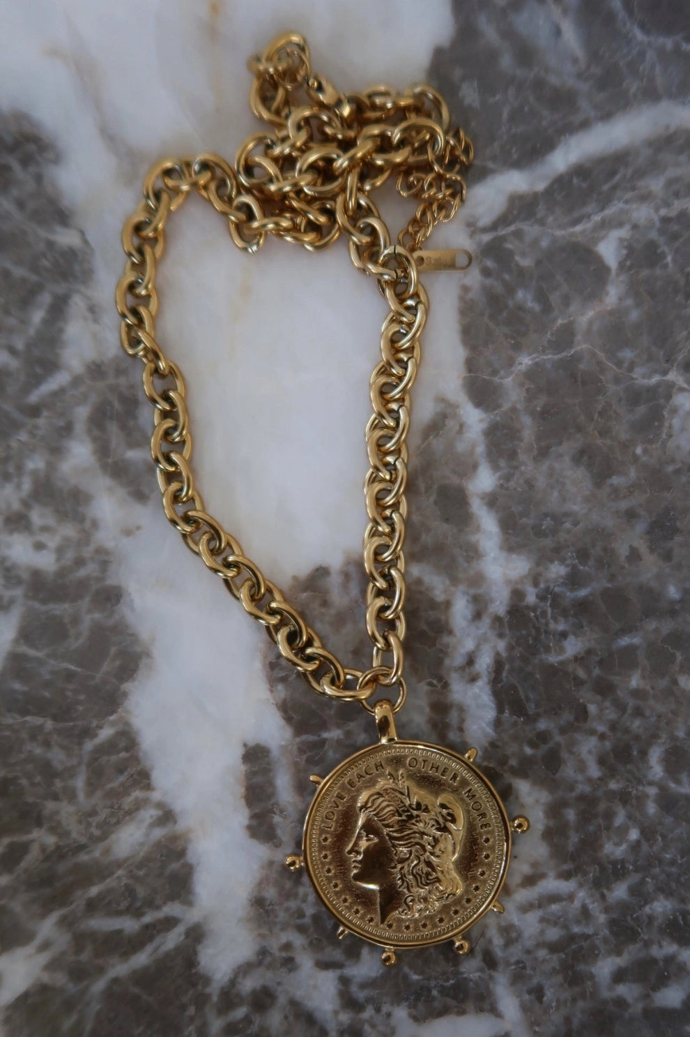 Gold Coin Necklace