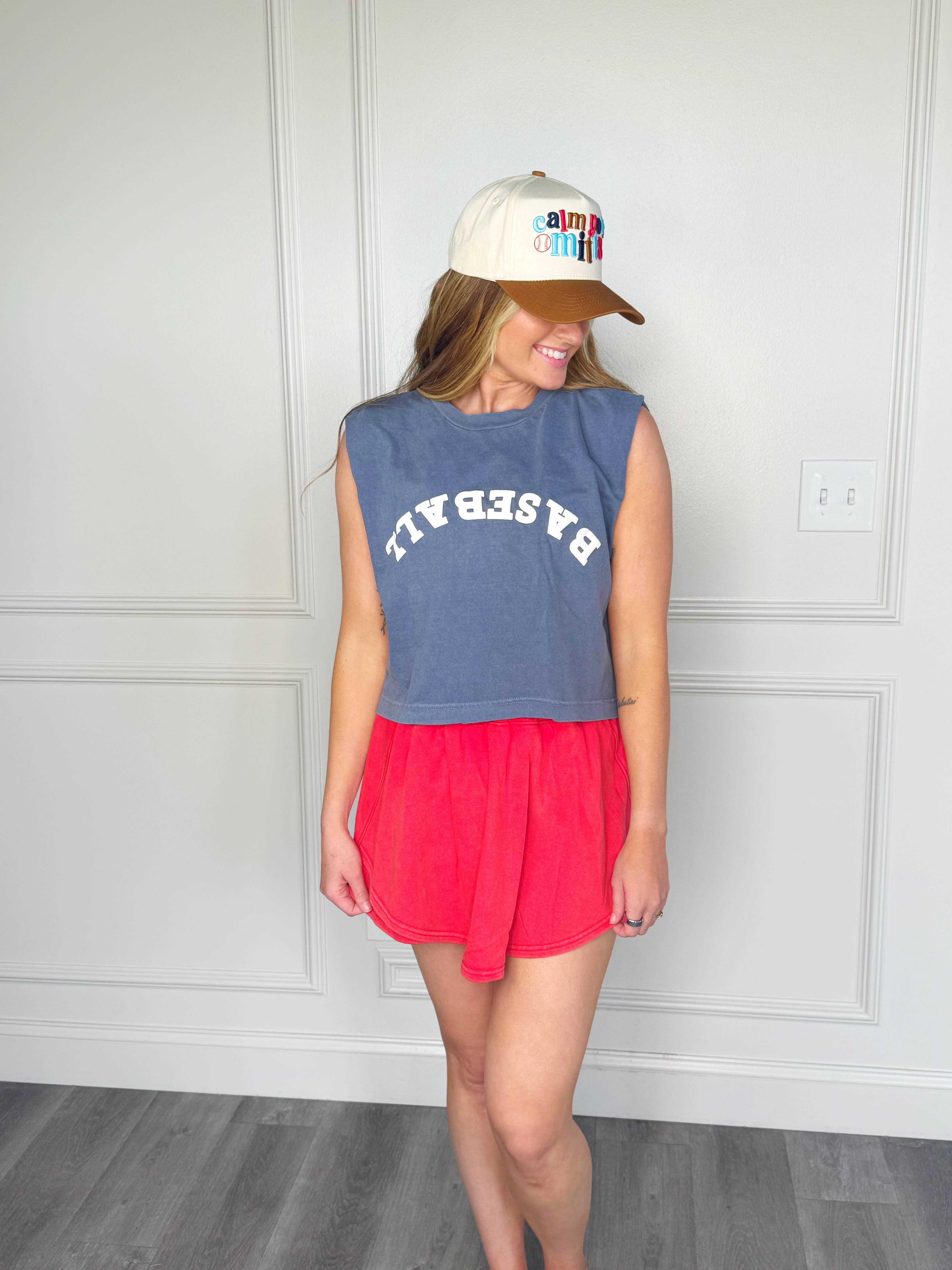 Baseball Puff Tank