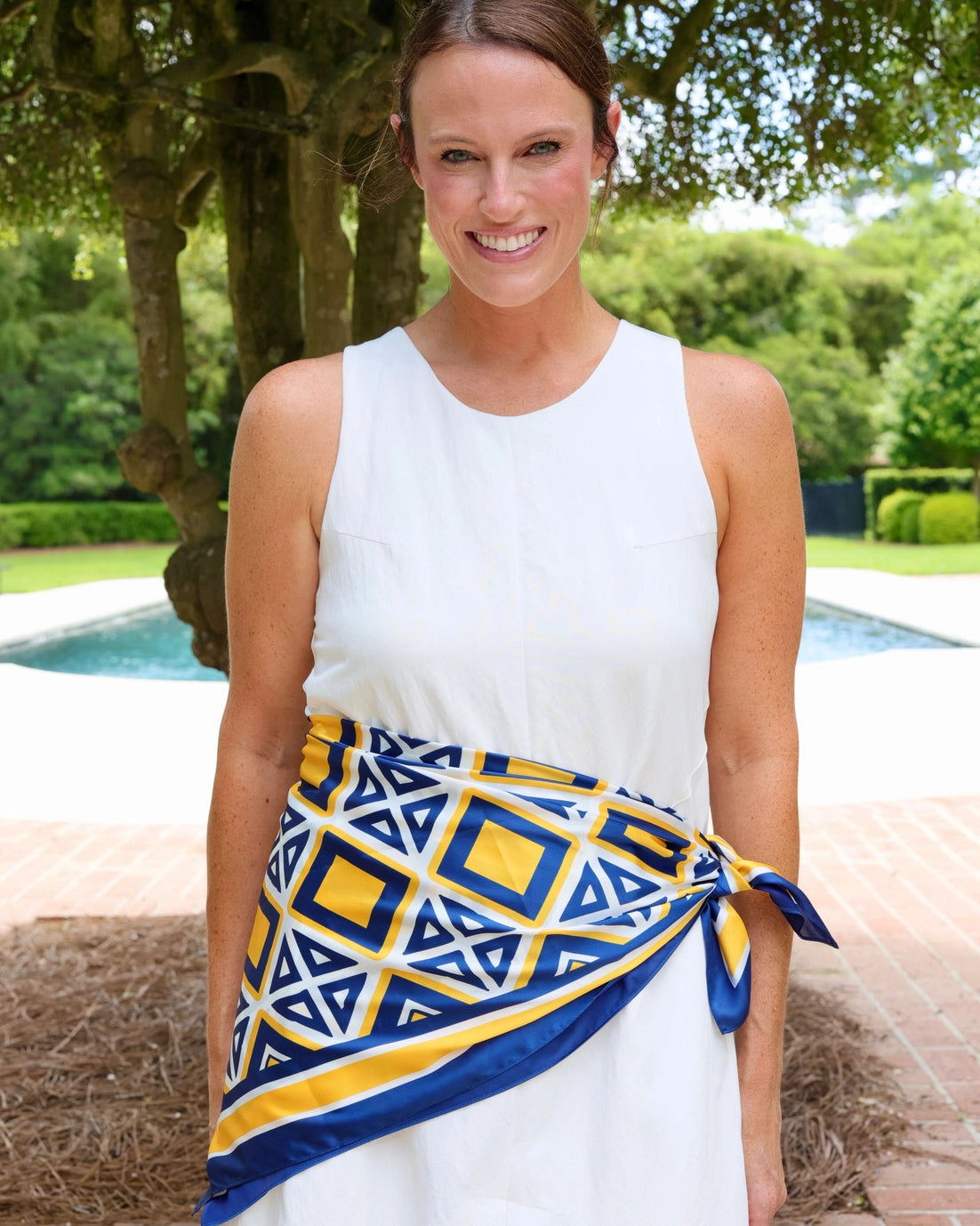 Barrett Blue Scarf - Large