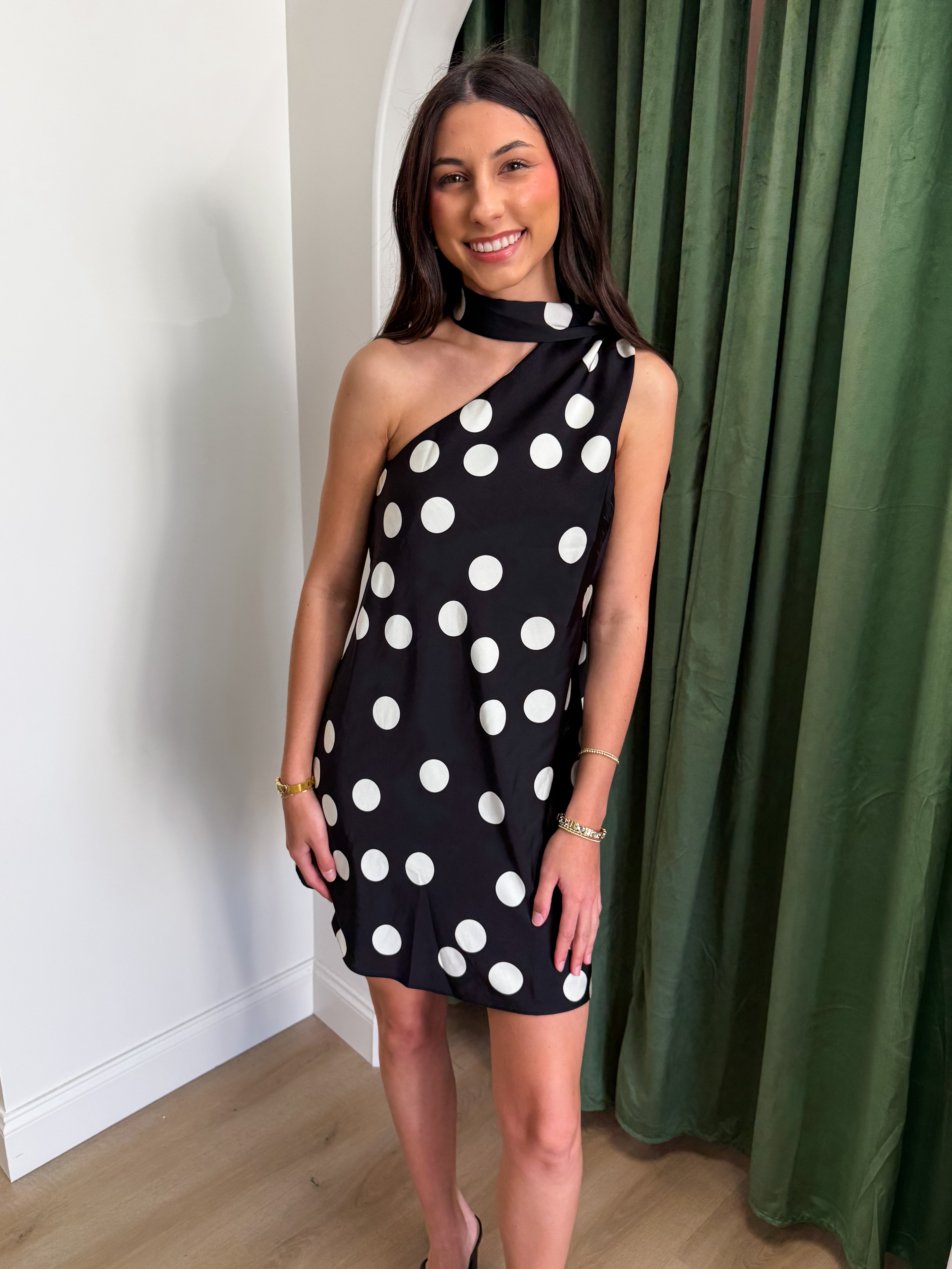 Polka Dot Mini Dress