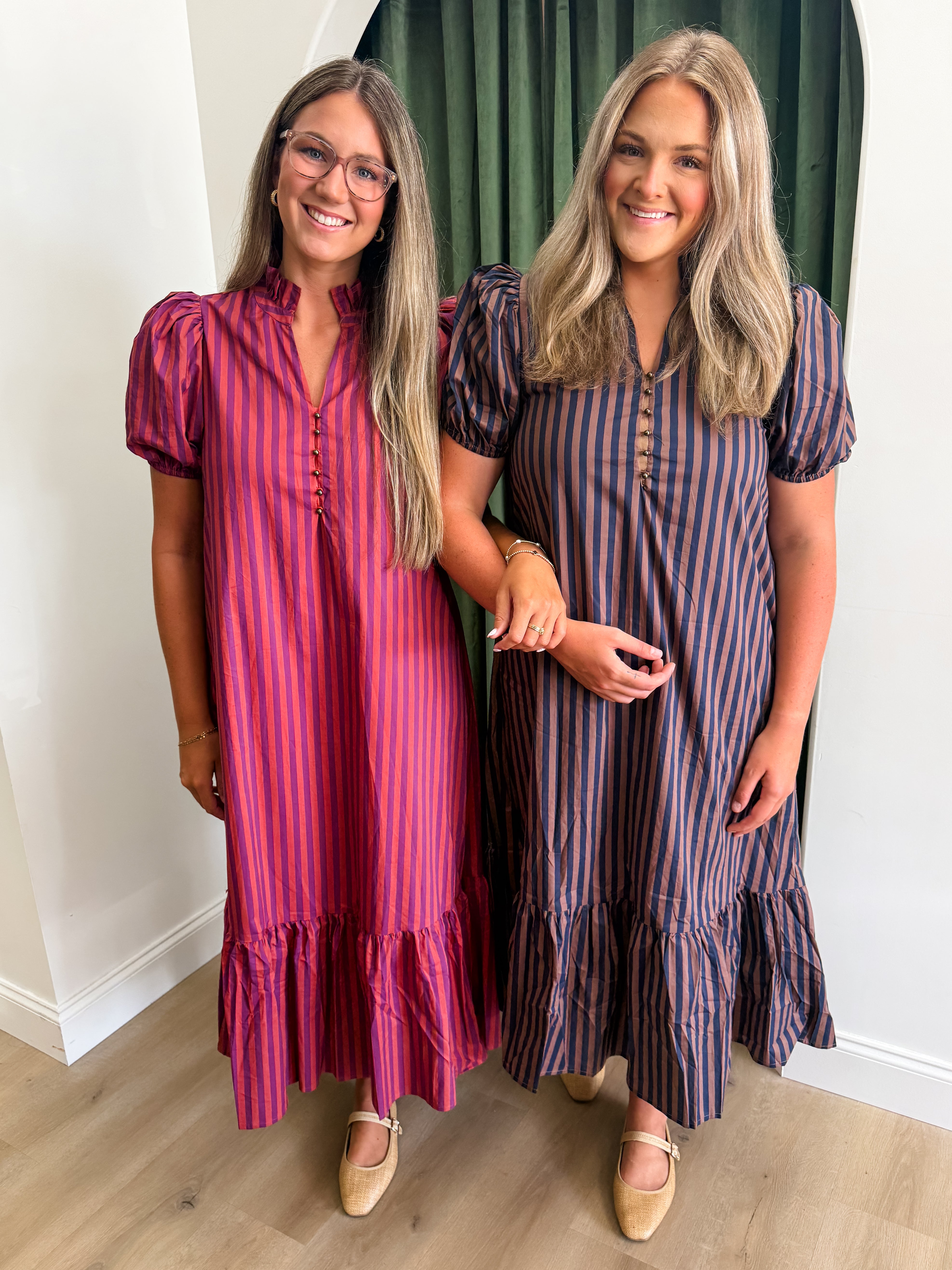 Seeing Stripes Midi Dress - 3 COLORS