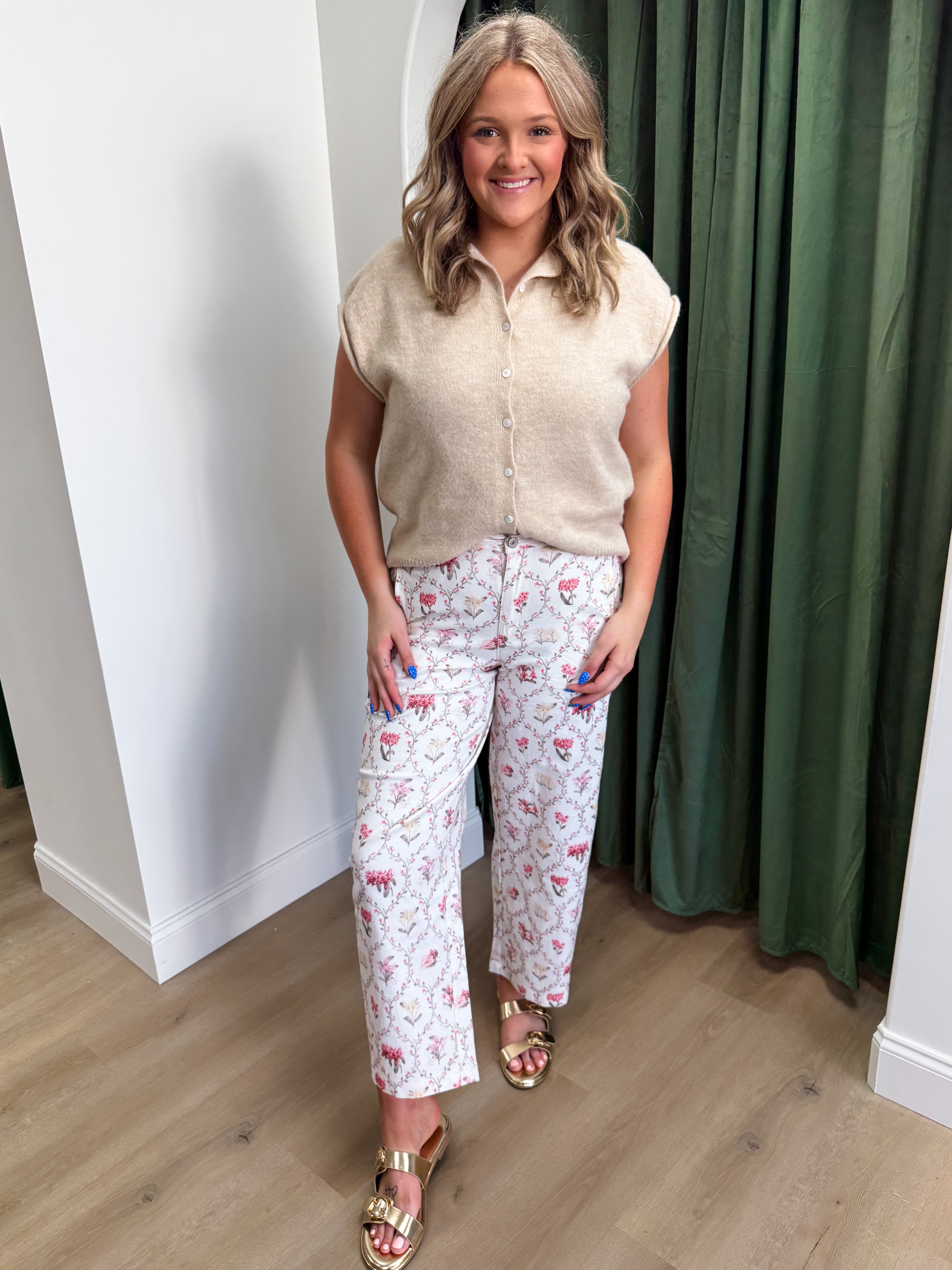 Cadence Floral Denim