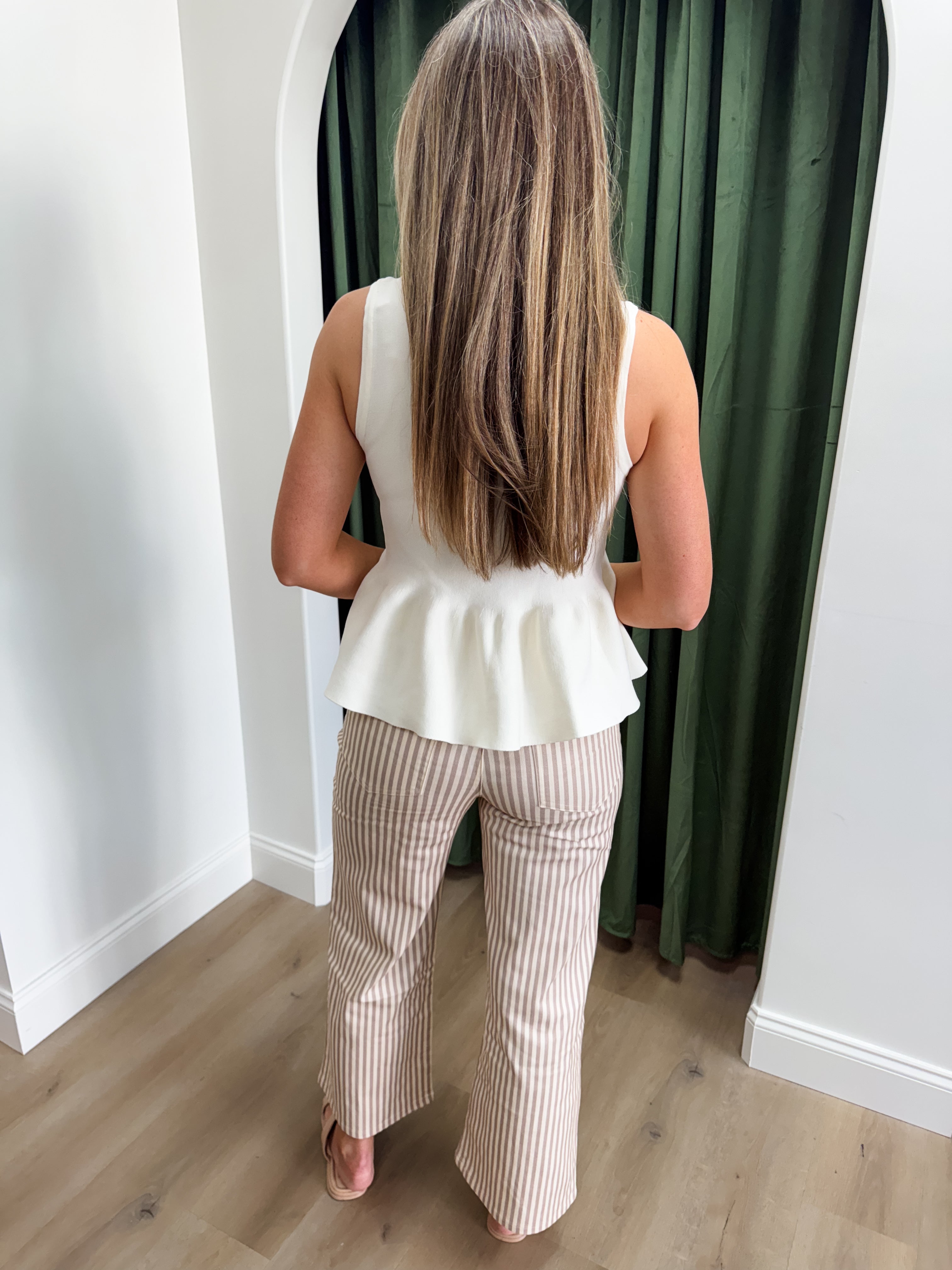 Pure Heart Peplum Top