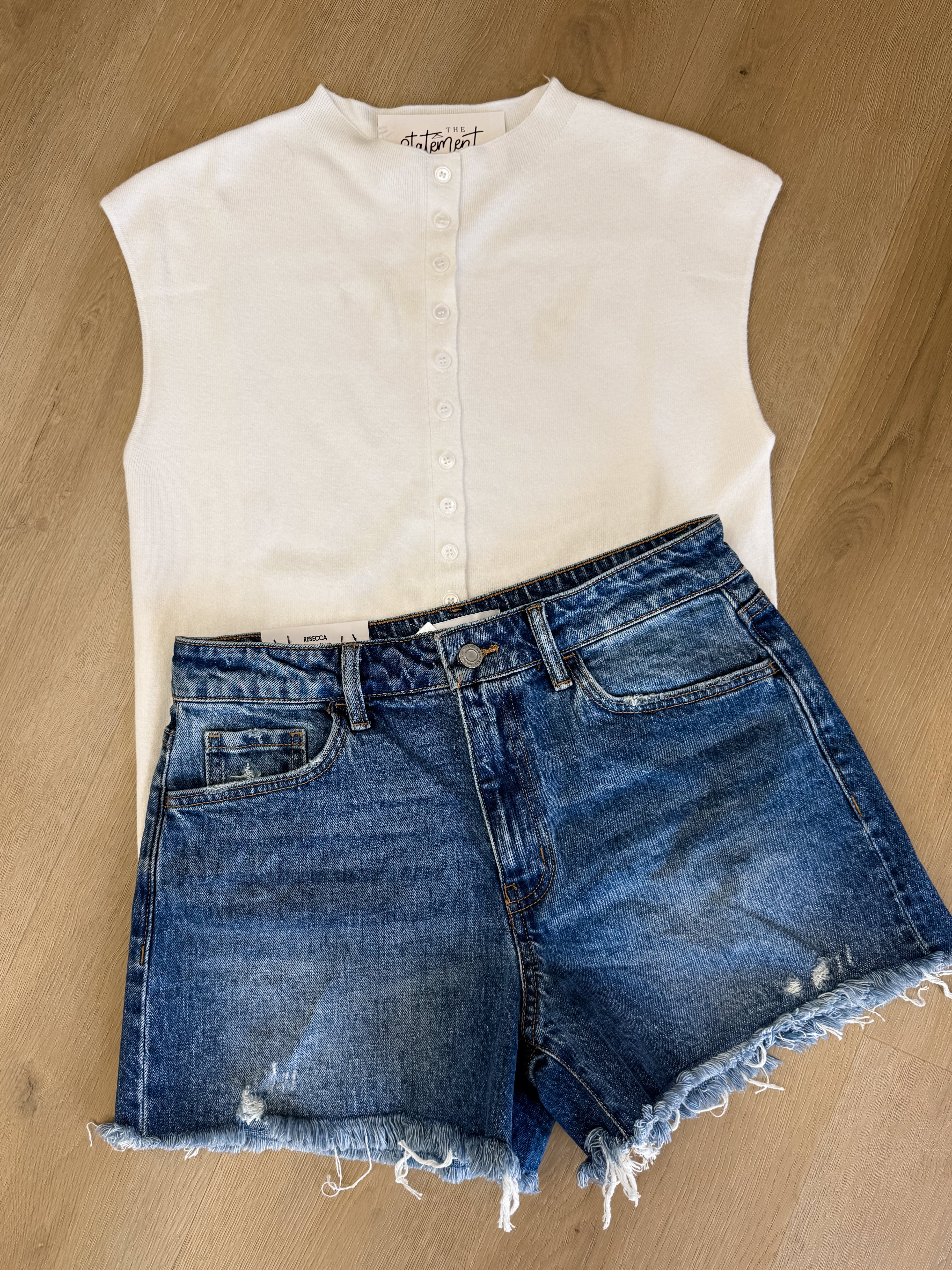 Lani Denim Shorts - Vervet