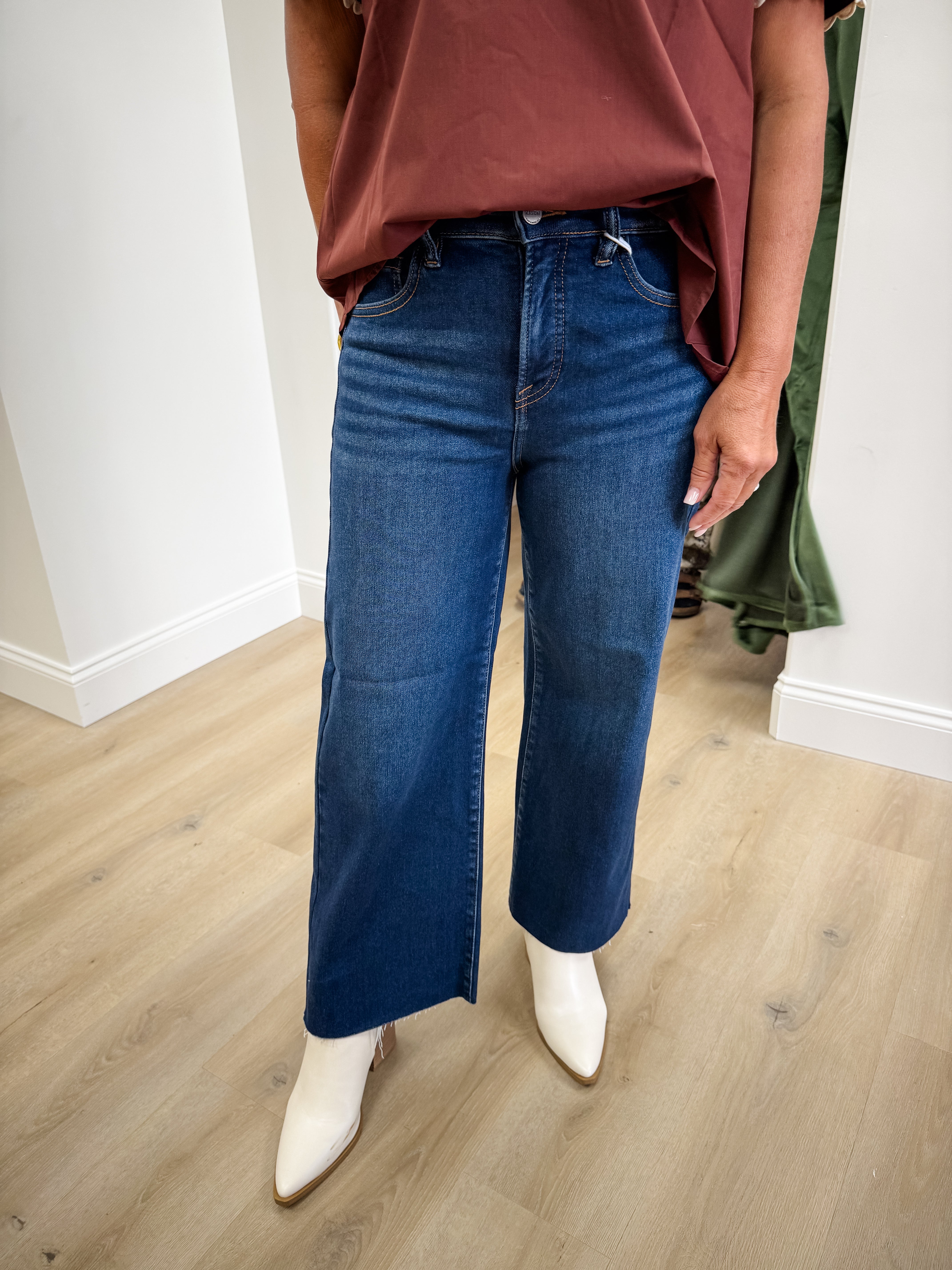 Wren High Rise Wide Leg Denim - RISEN