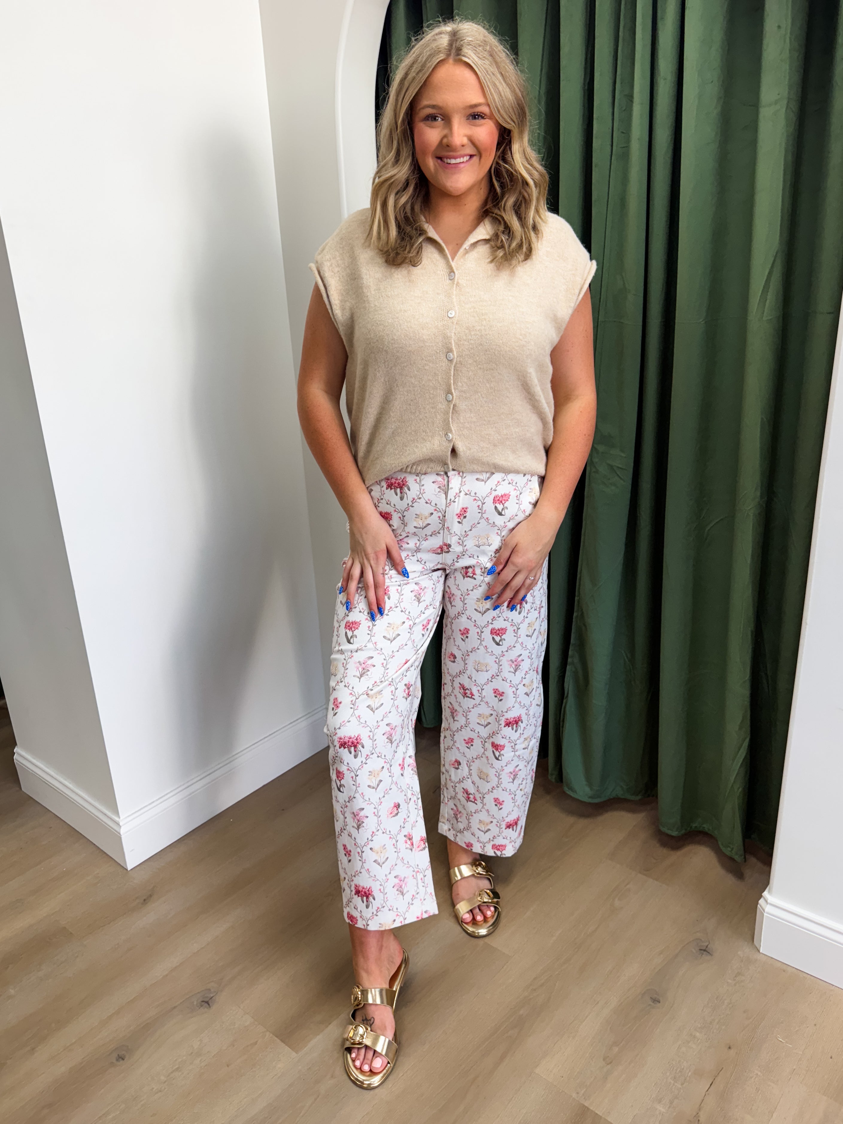 Cadence Floral Denim