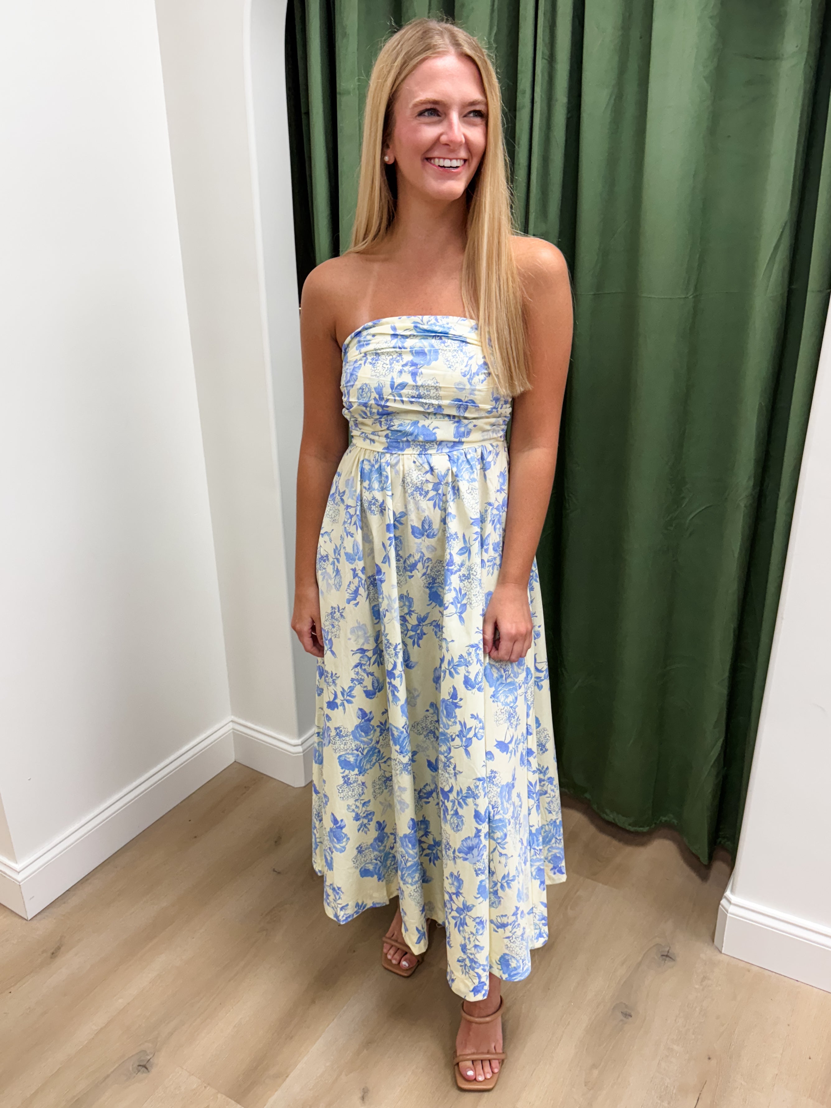 Water Under the Bridge Midi Dress