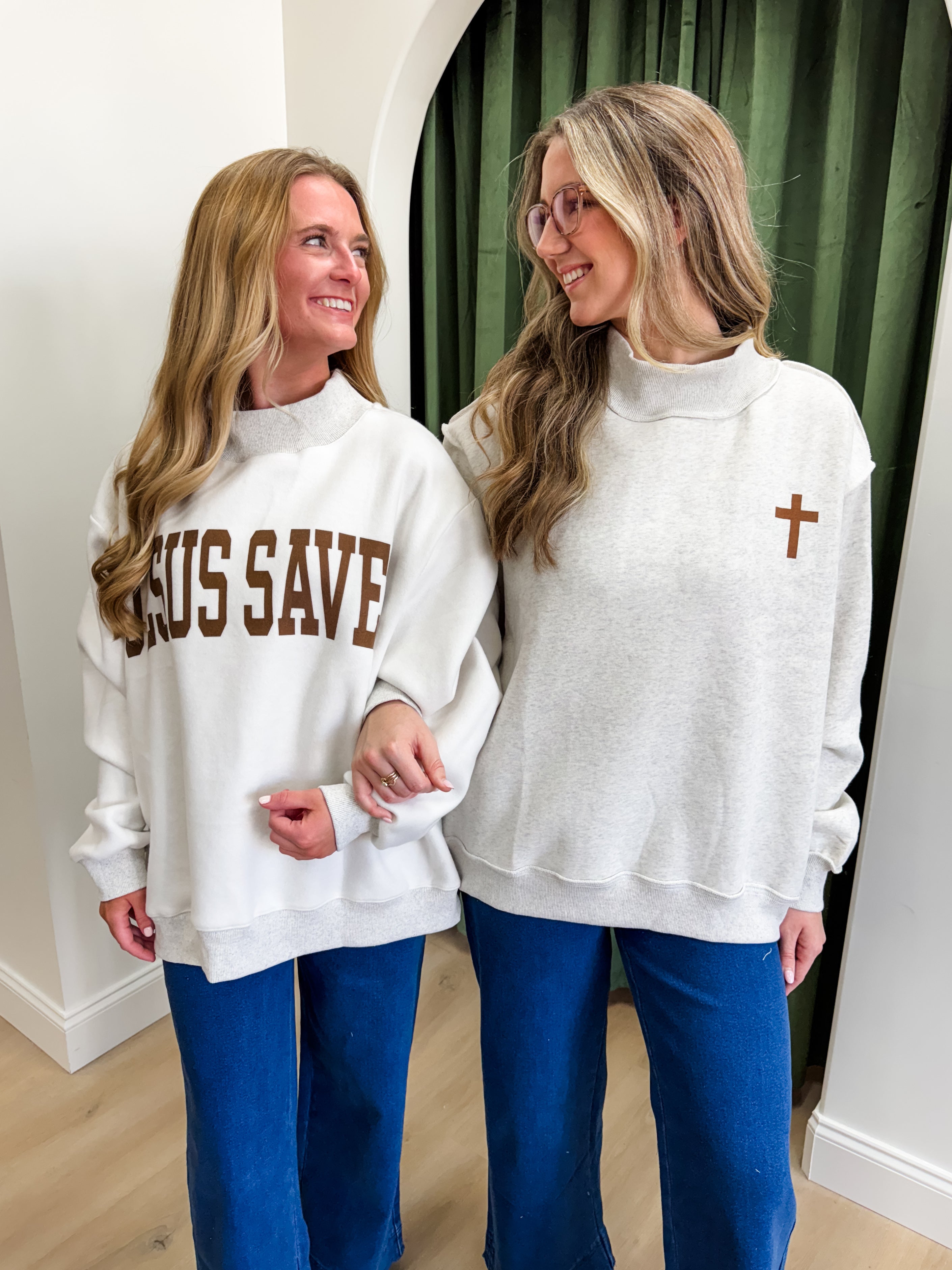 Cross Reversible Mockneck