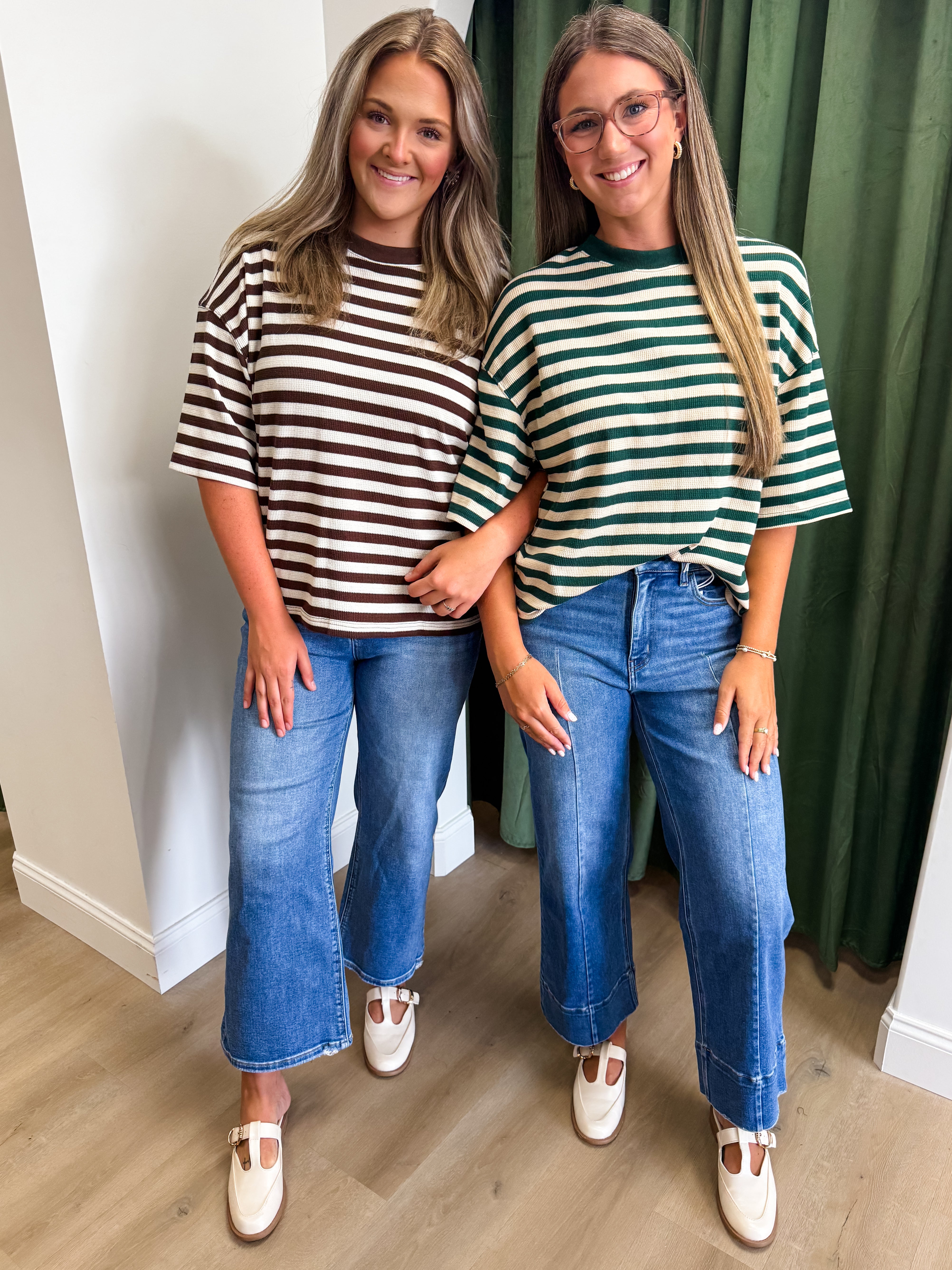 Settle on Stripes Tee