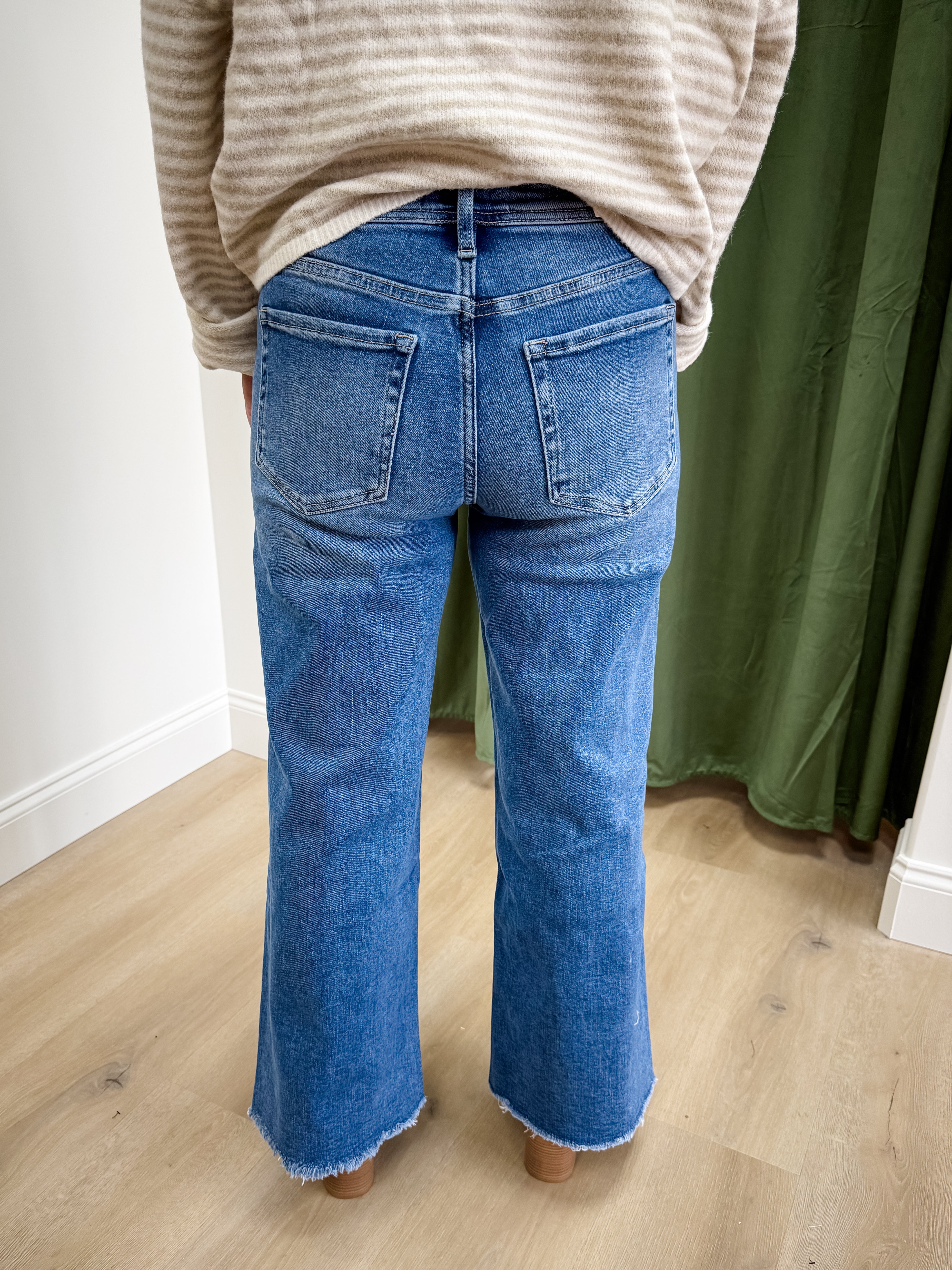 Tessa High Rise Wide Leg Denim - LOVERVET