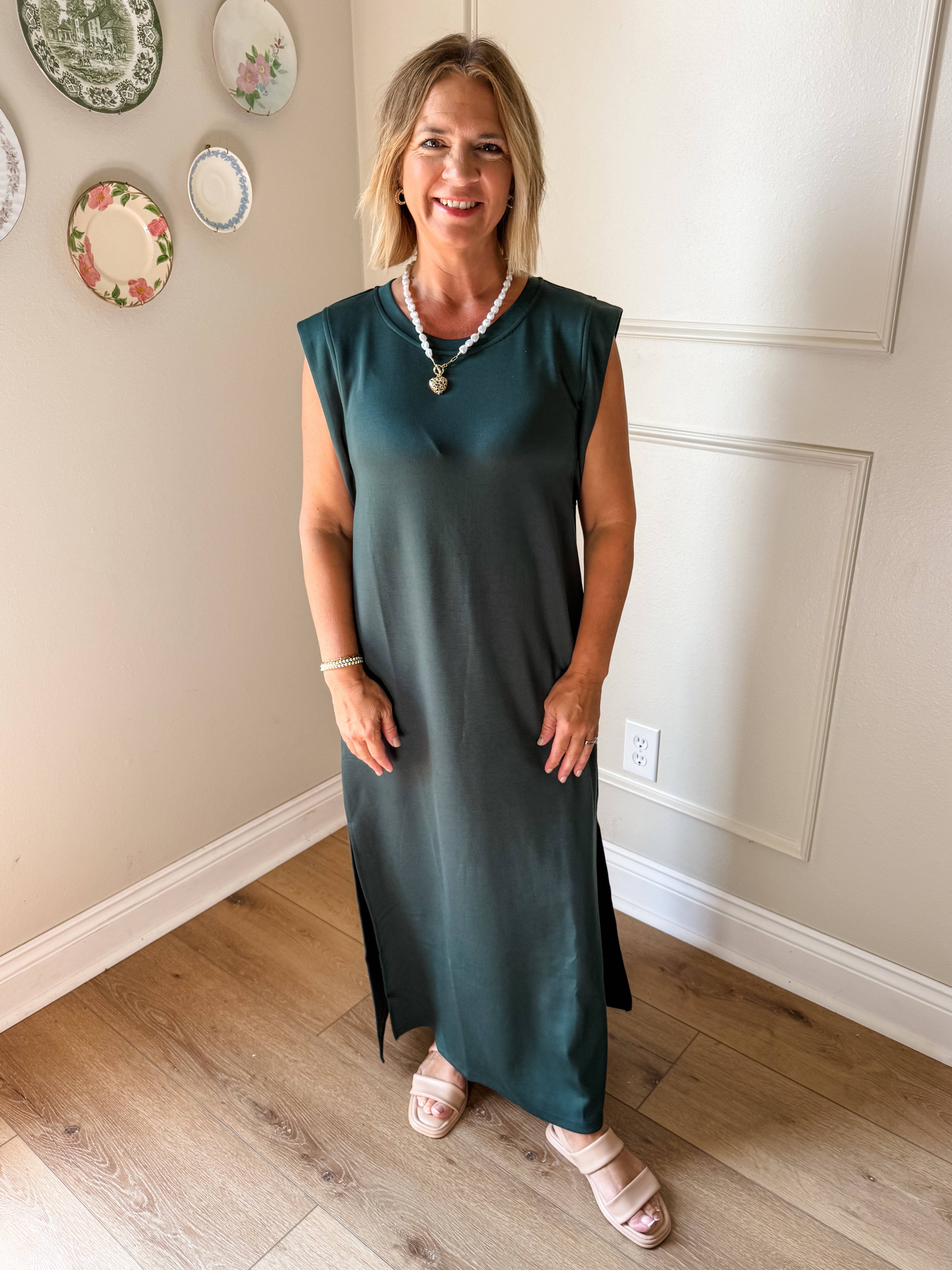 Natural Look Midi Dress