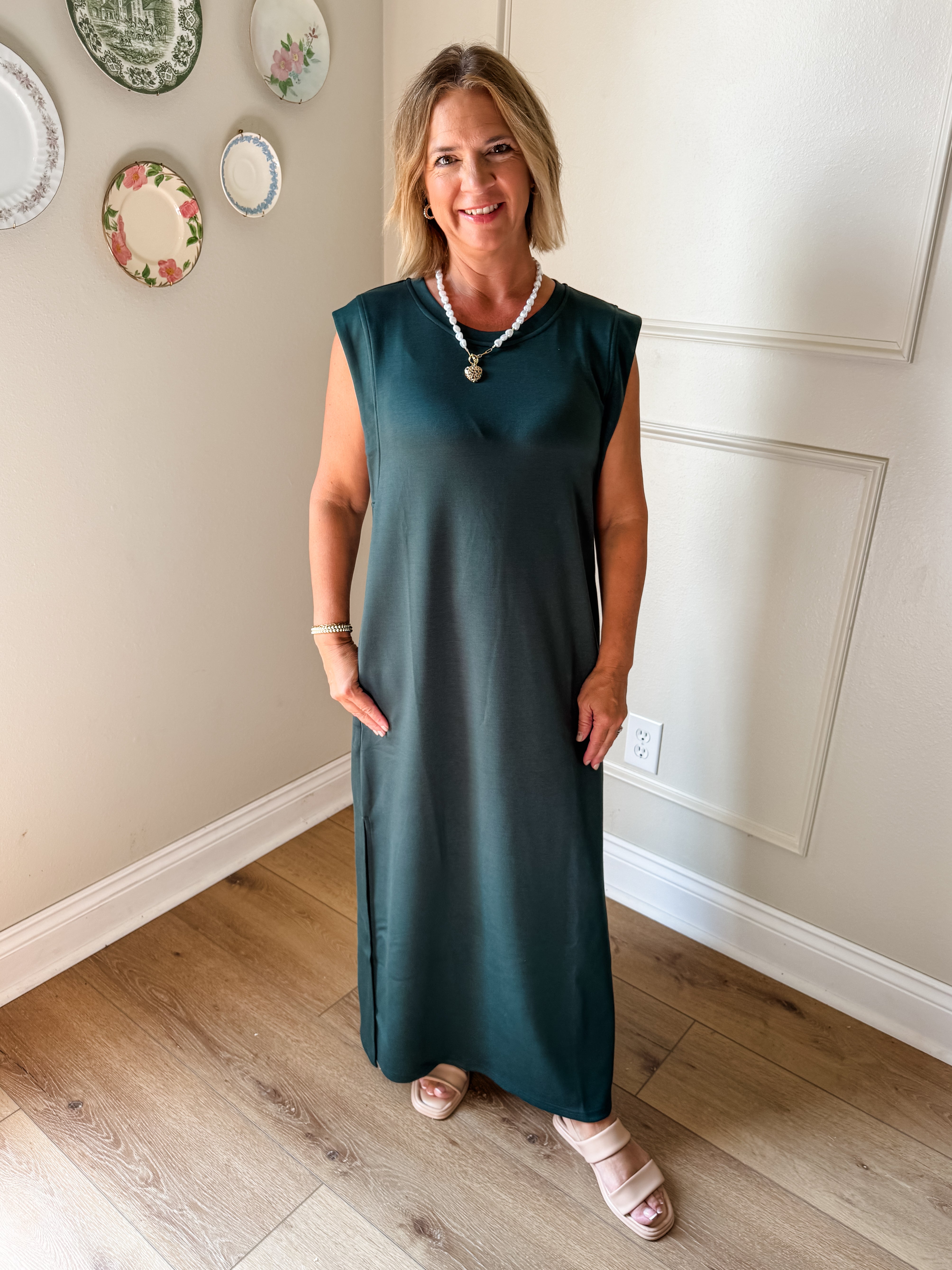 Natural Look Midi Dress