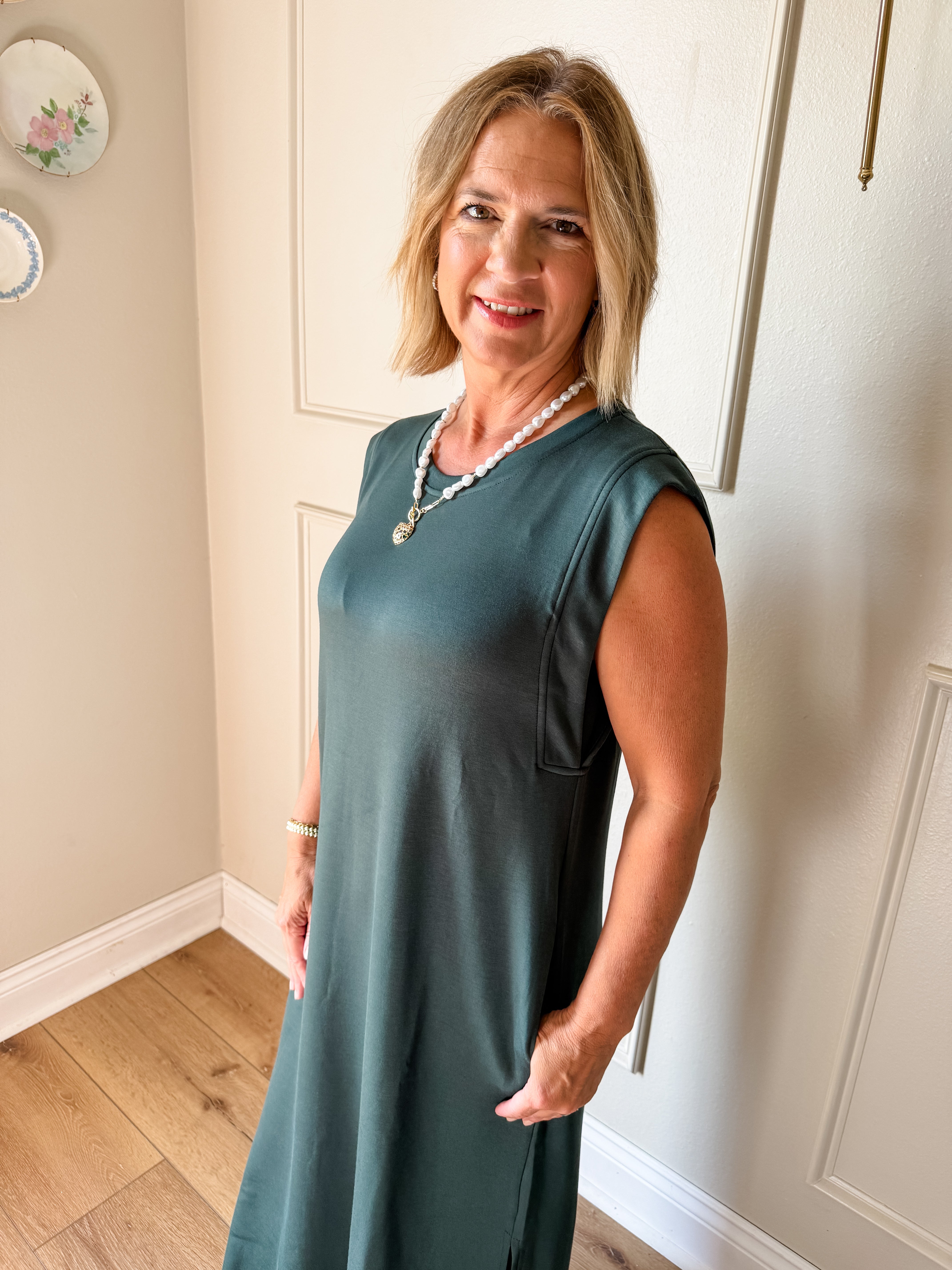 Natural Look Midi Dress