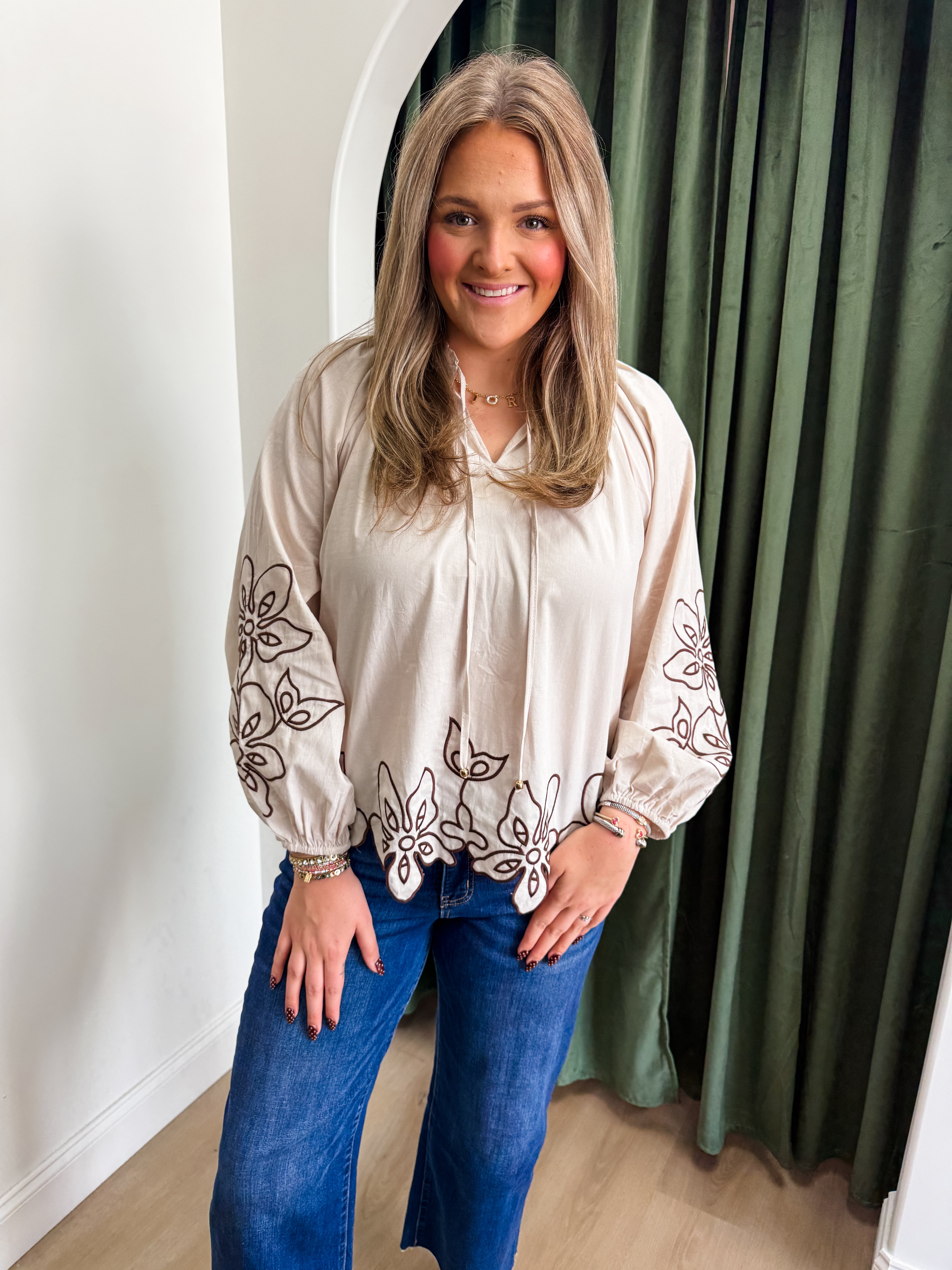 Almond Blooms Top