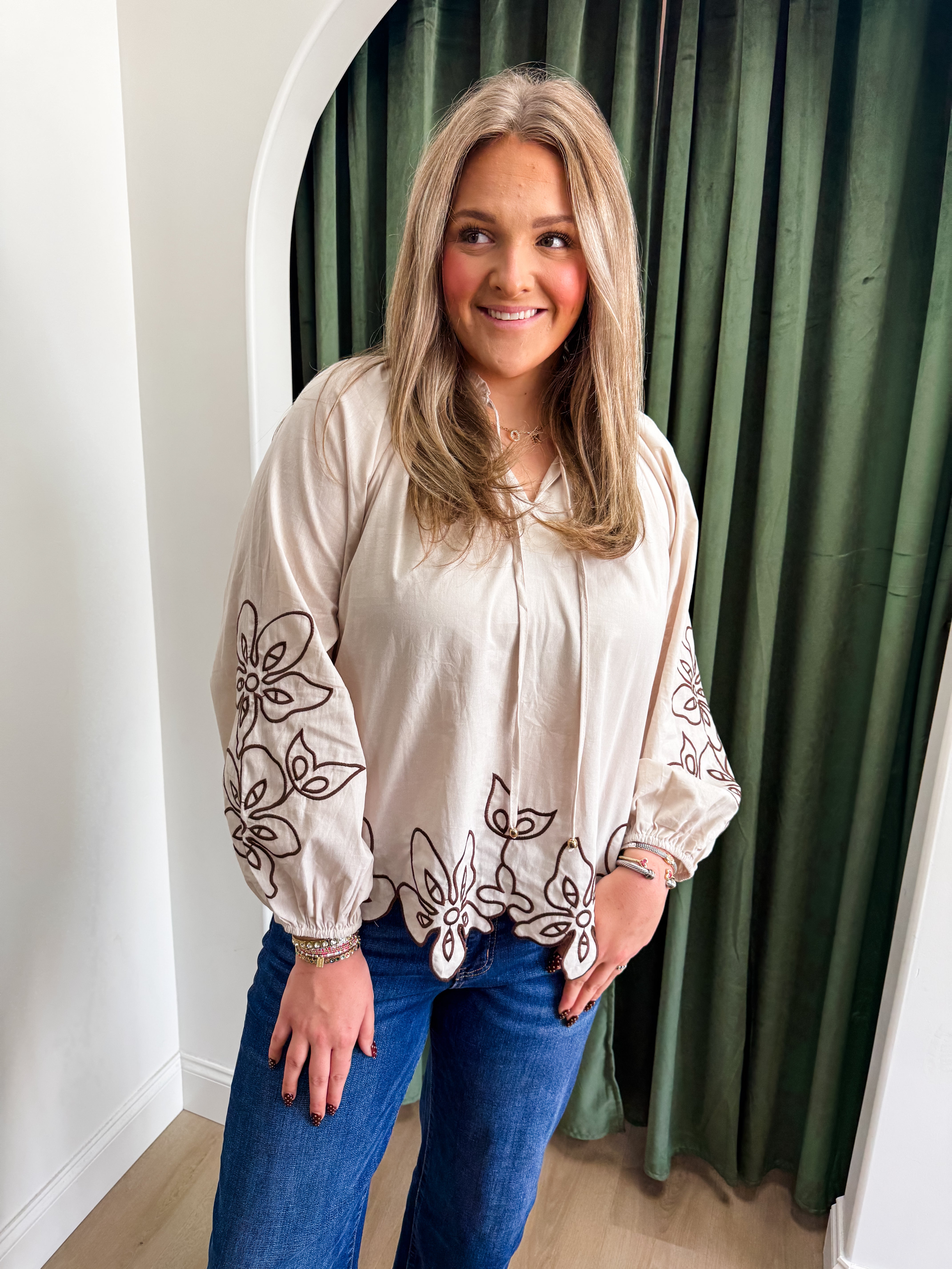 Almond Blooms Top