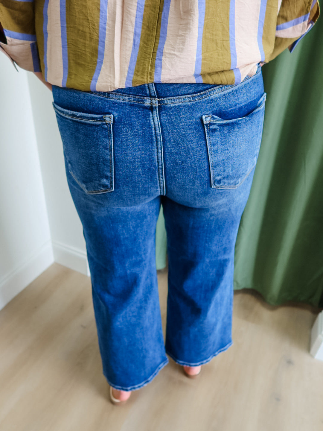 Kali HR Crop WL Denim