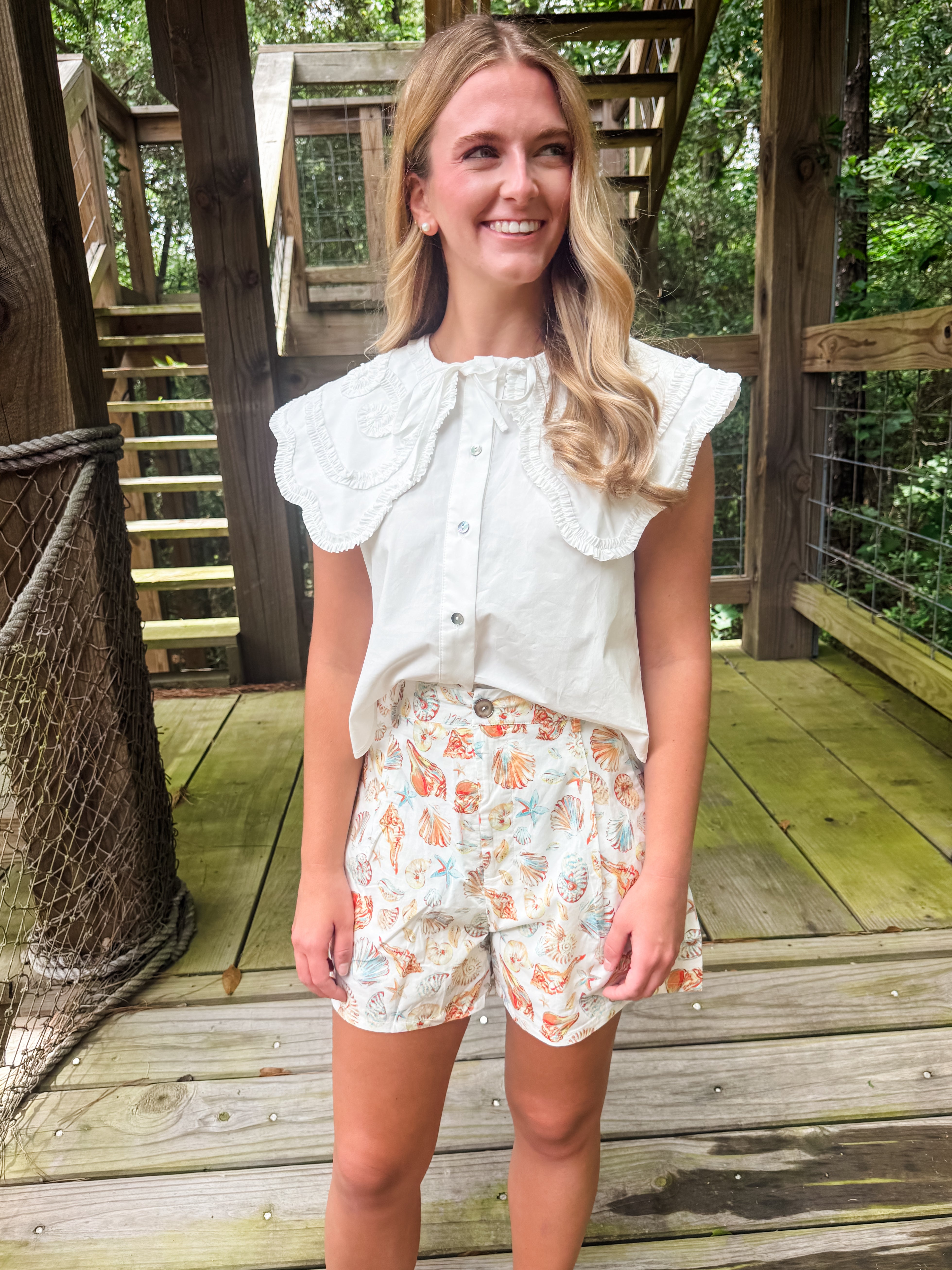 Seashells on the Seashore Shorts