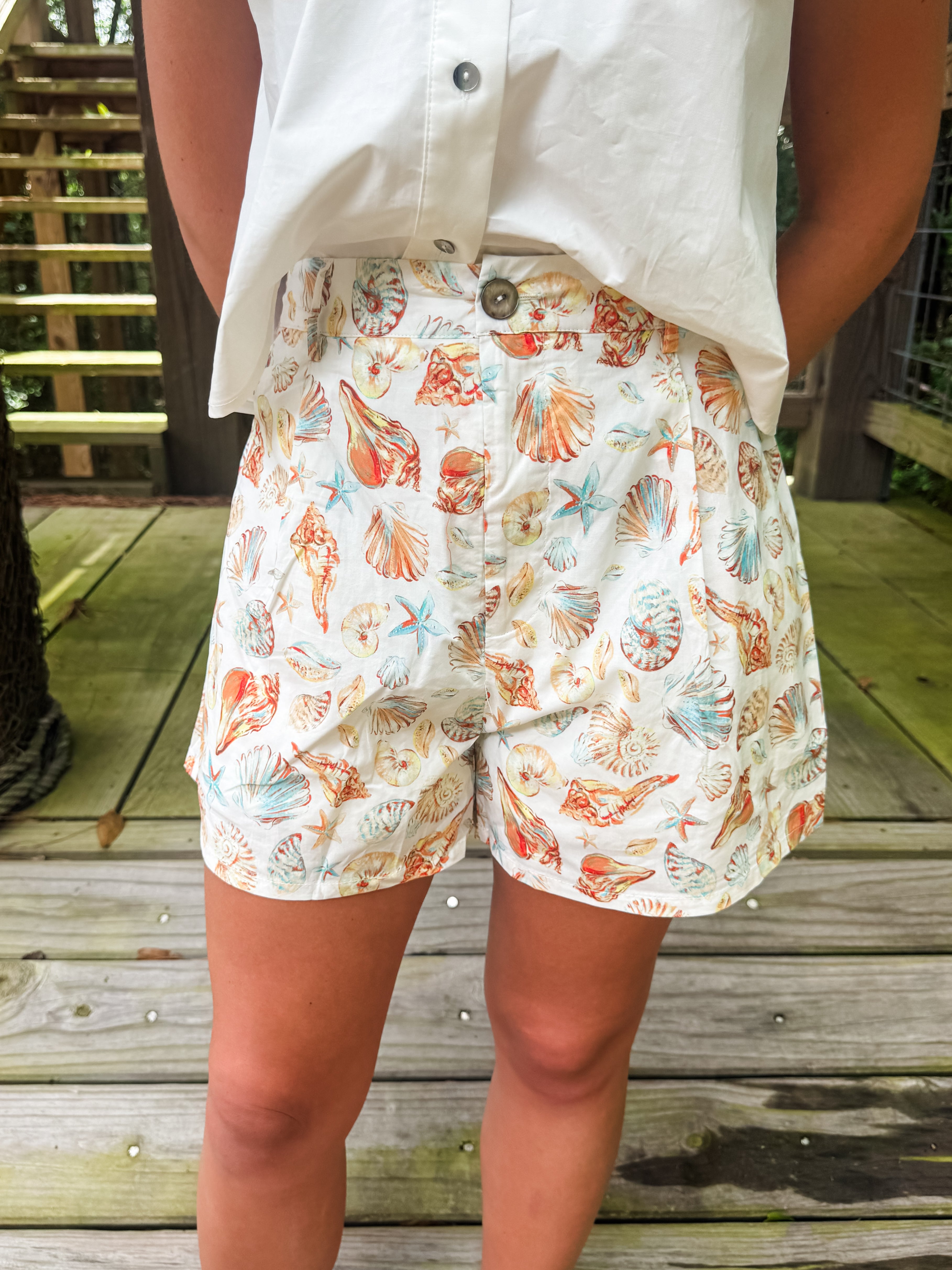 Seashells on the Seashore Shorts