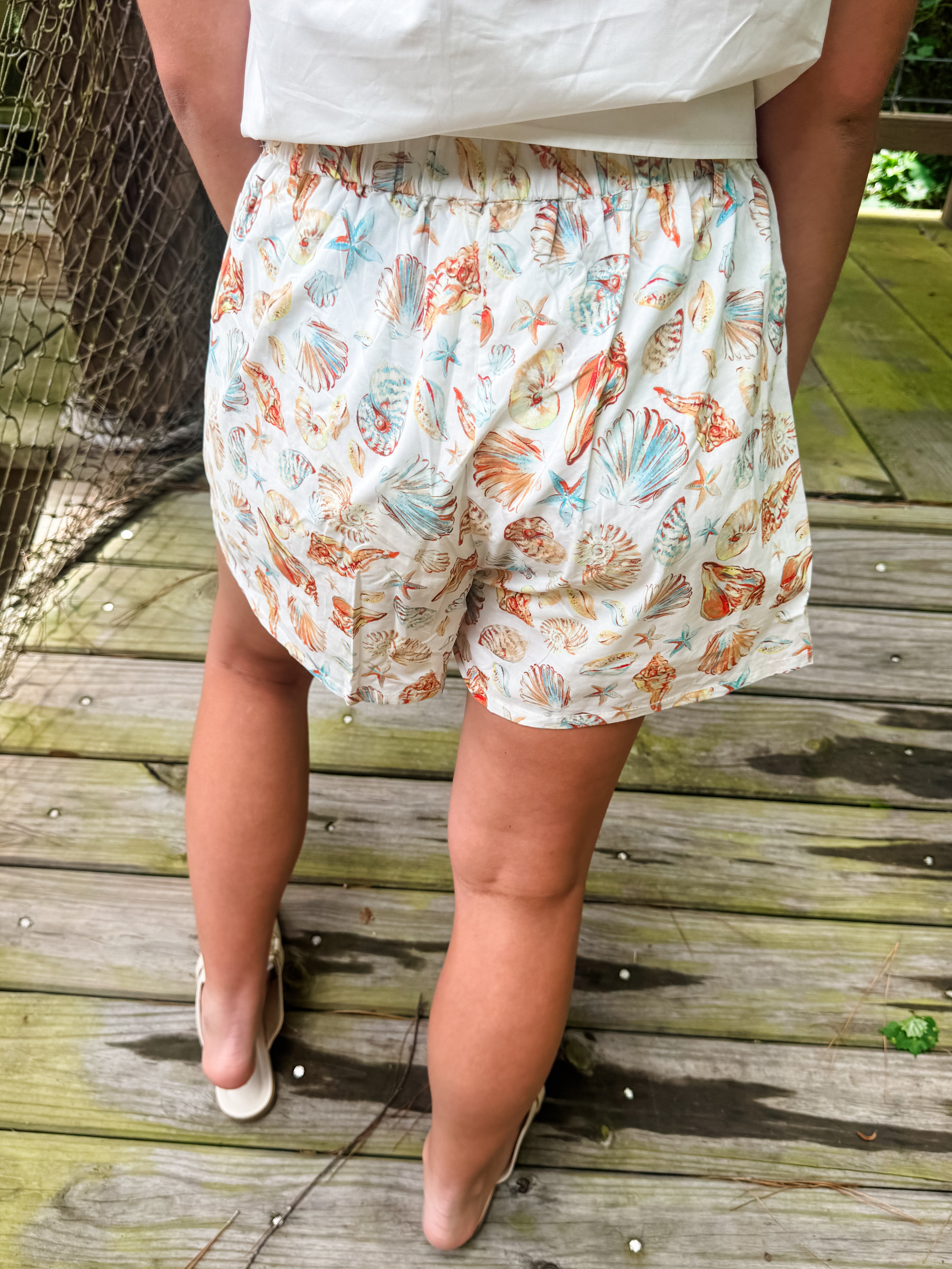 Seashells on the Seashore Shorts