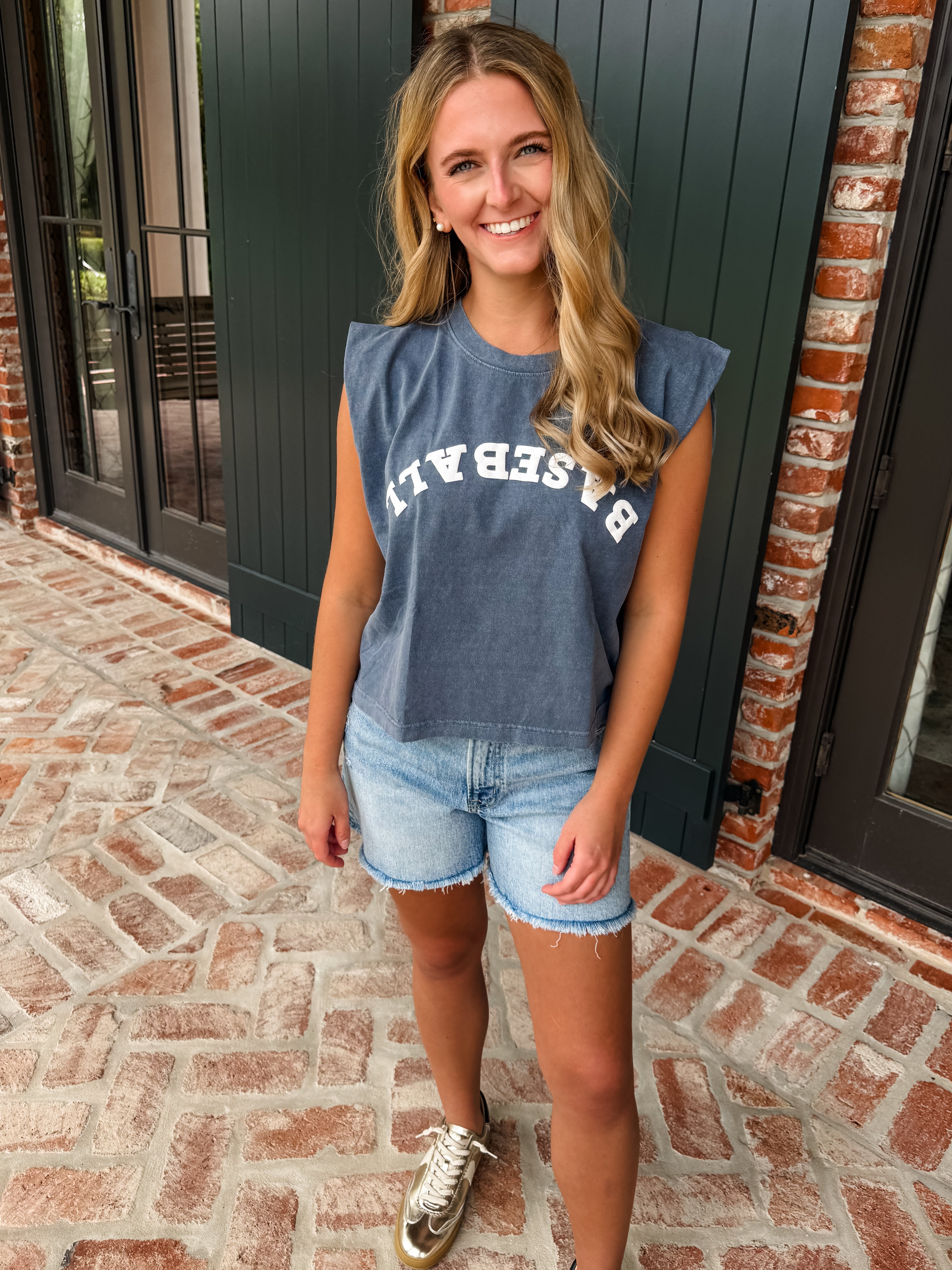 Baseball Puff Tank