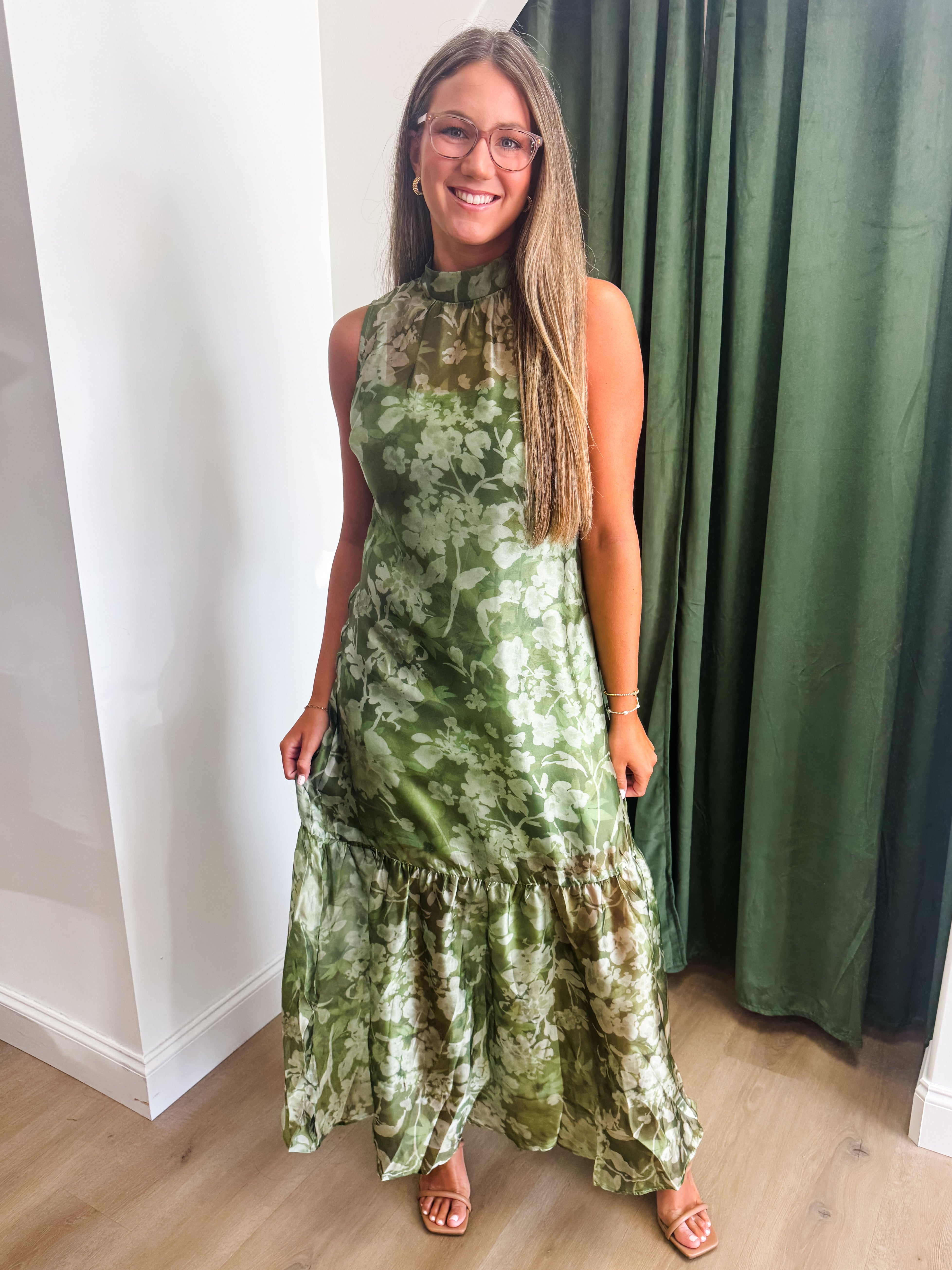 Finest Florals Midi Dress