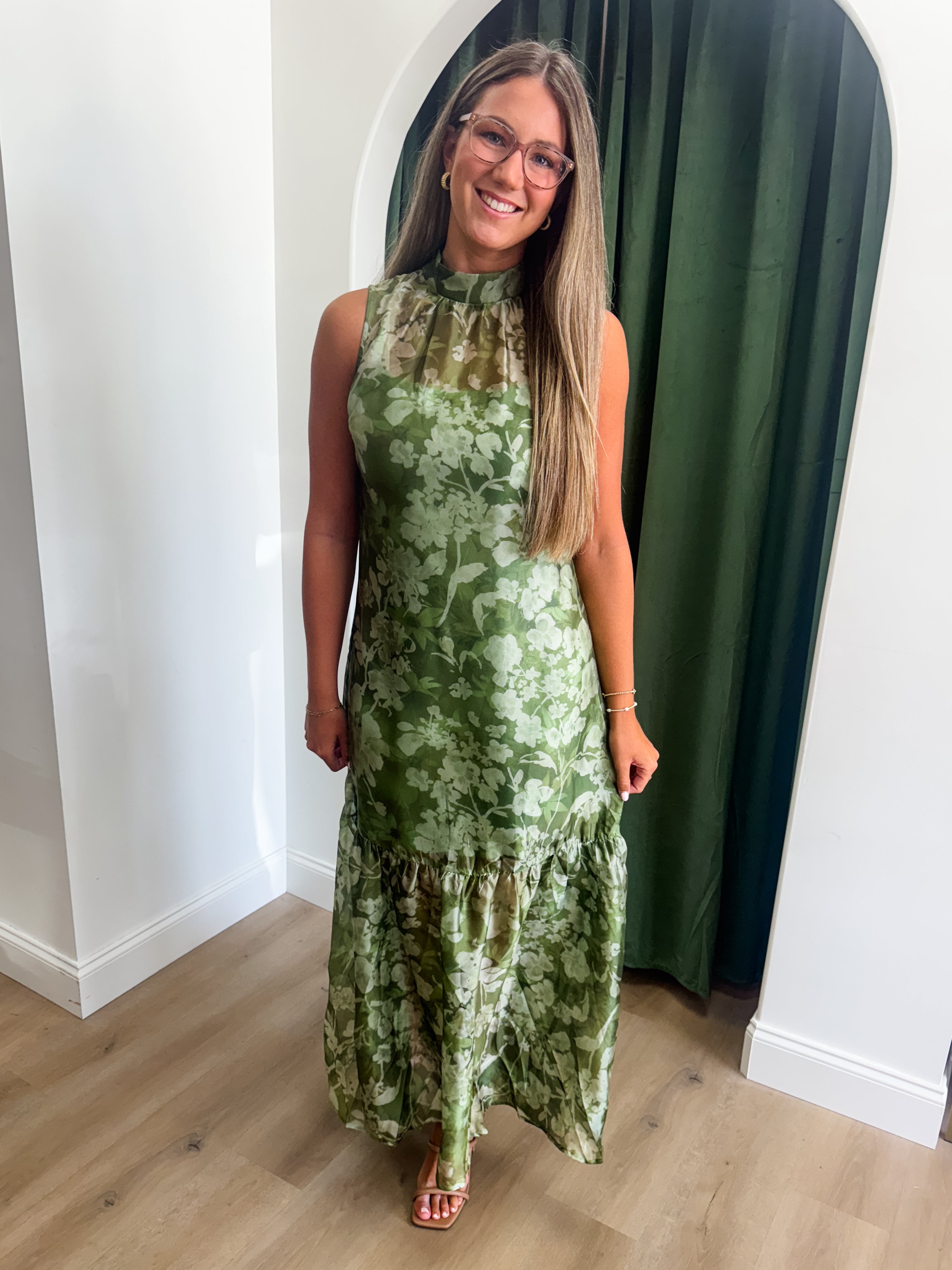 Finest Florals Midi Dress