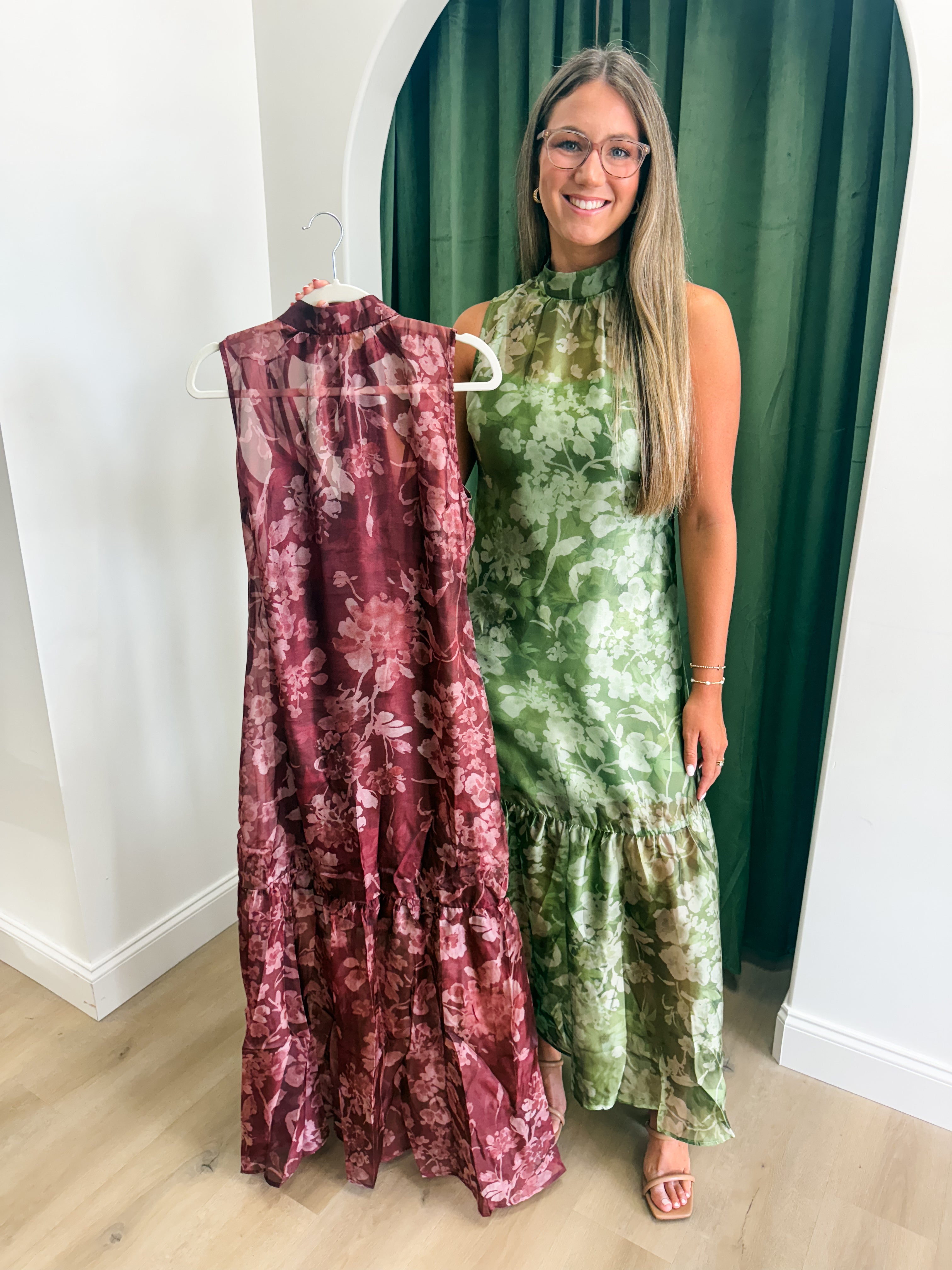 Finest Florals Midi Dress