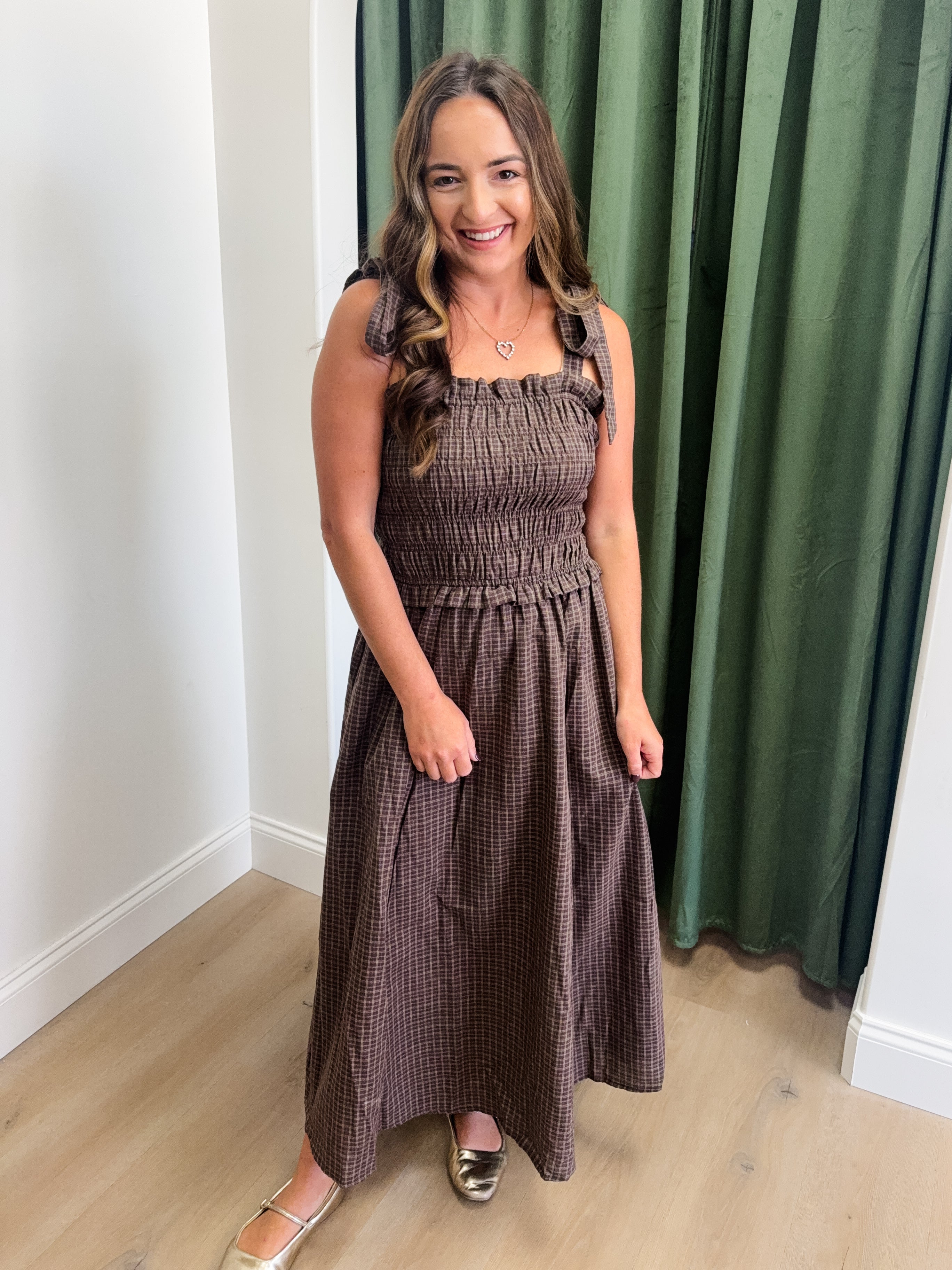 Mocha Moments Midi Dress