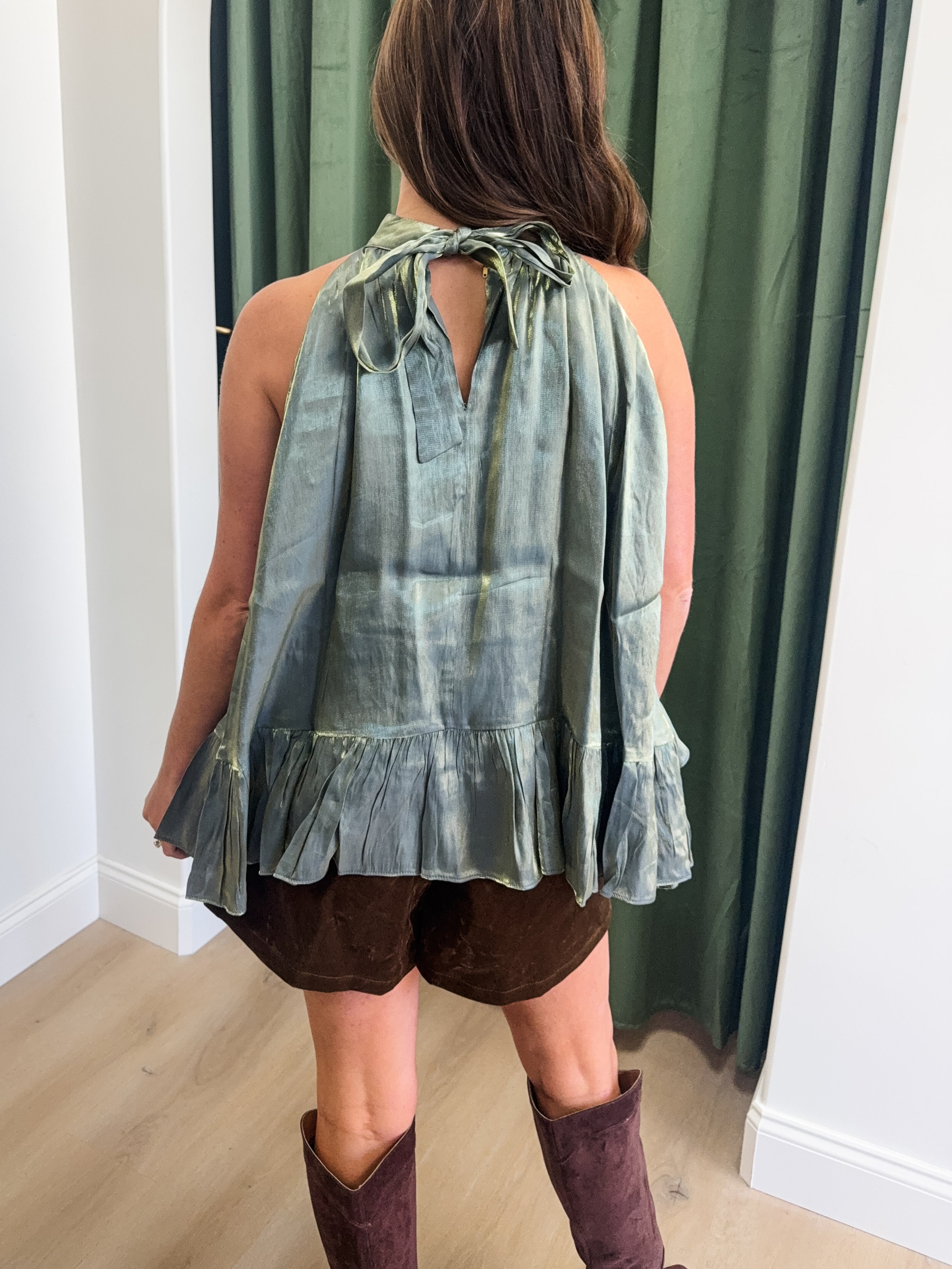 Metallic Muse Top