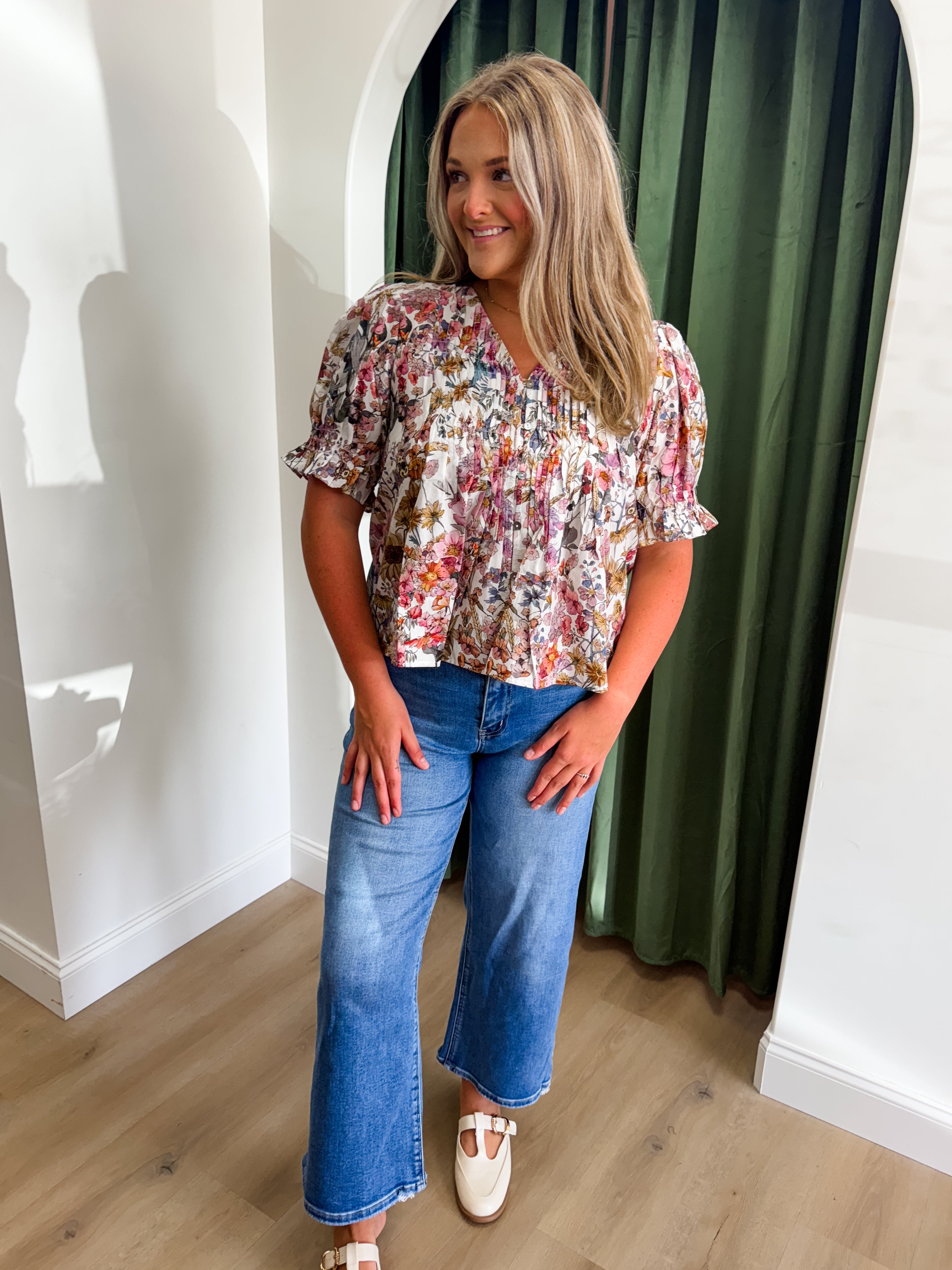 Elegant Bloom Top