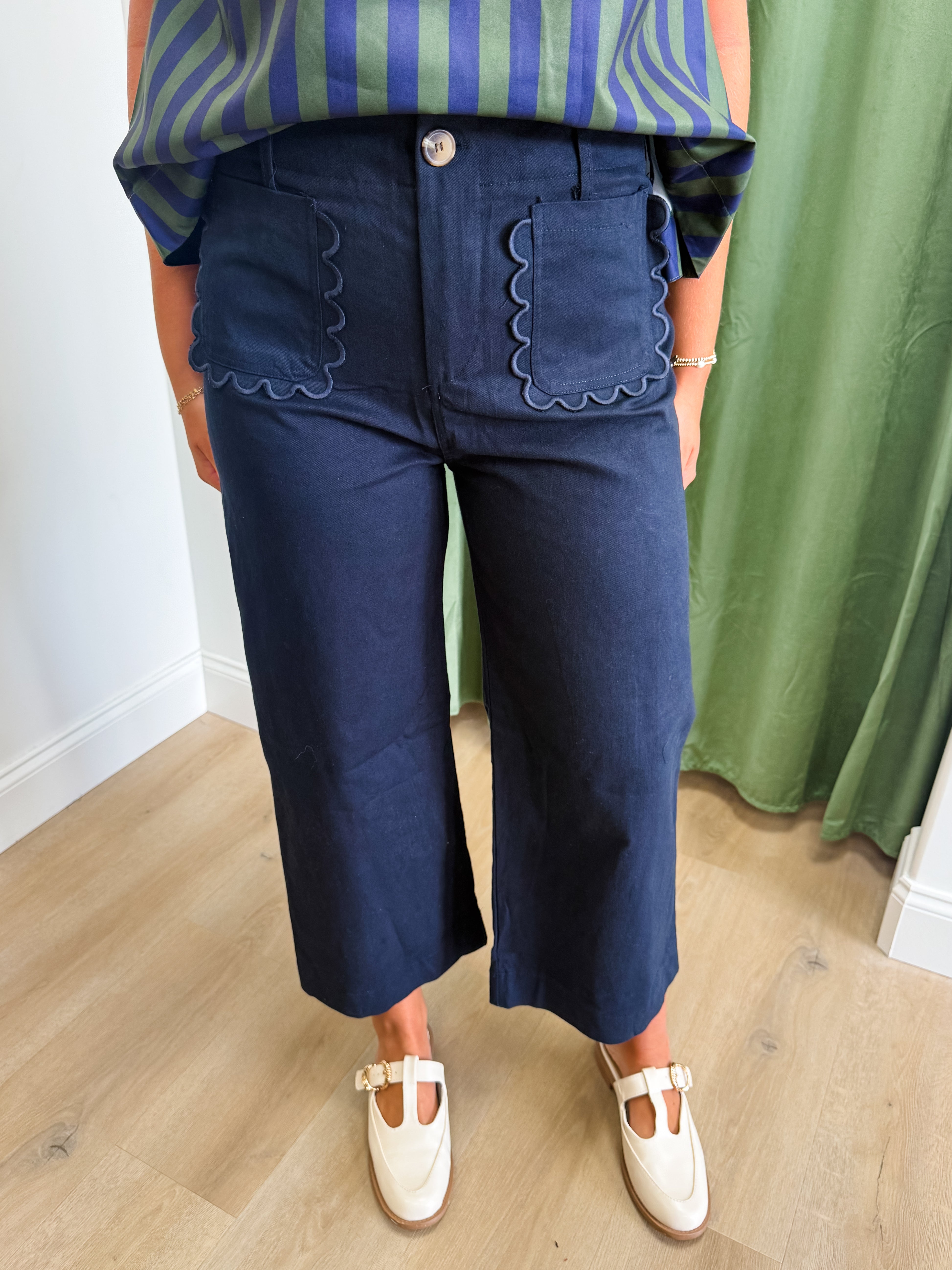 Spencer Scalloped Denim