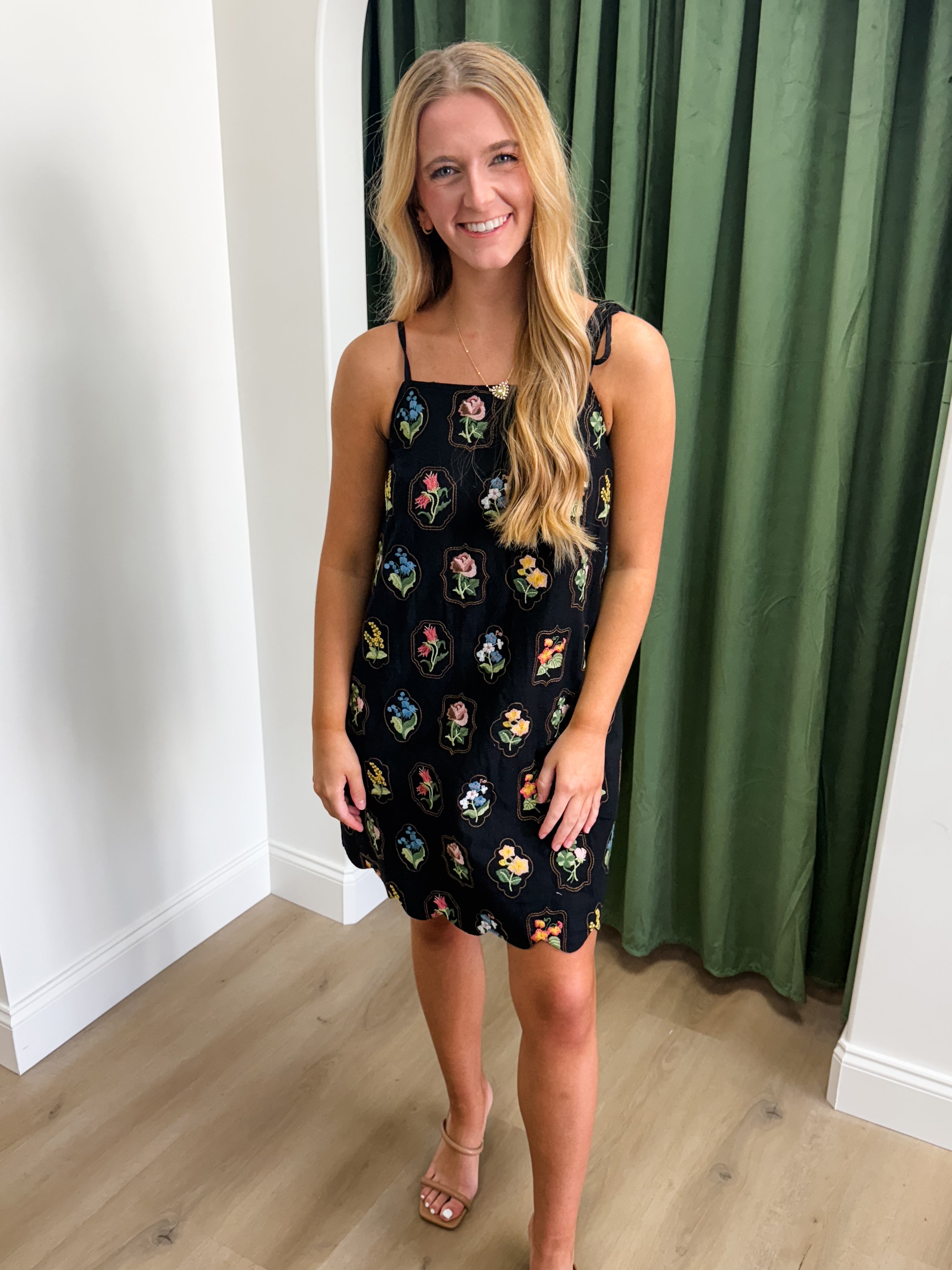 Midnight Florals Dress