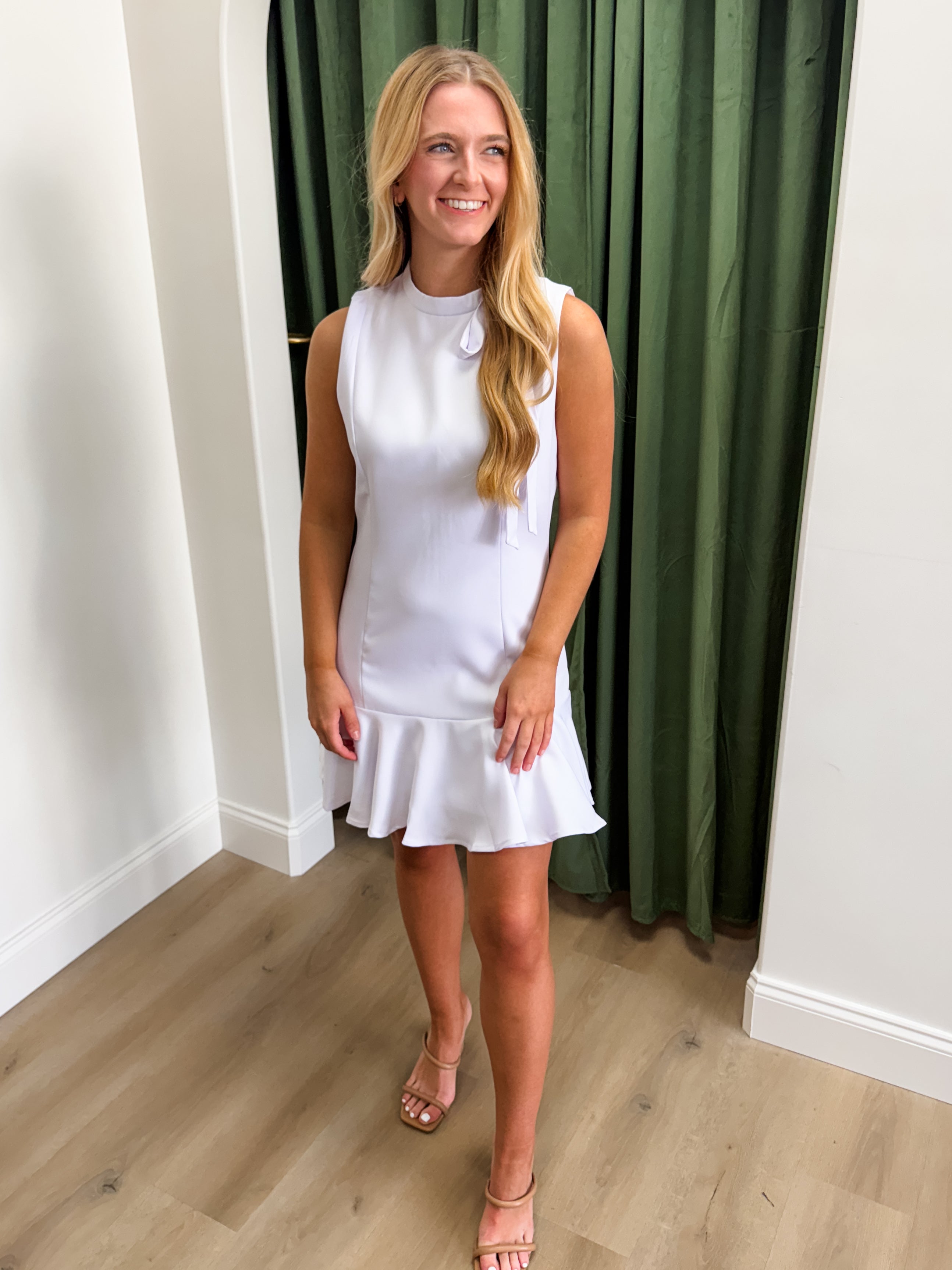 Cheers to You Dress - White