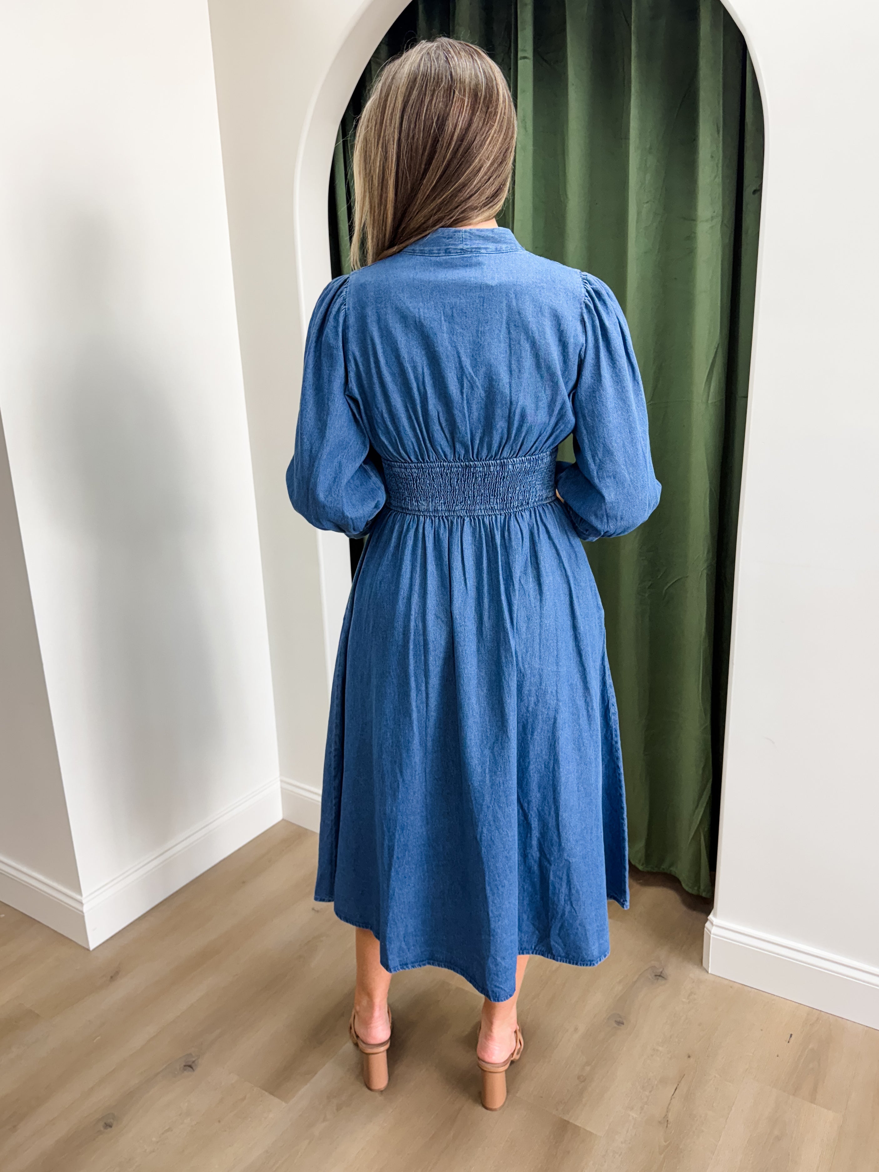 Denim Daze Midi Dress