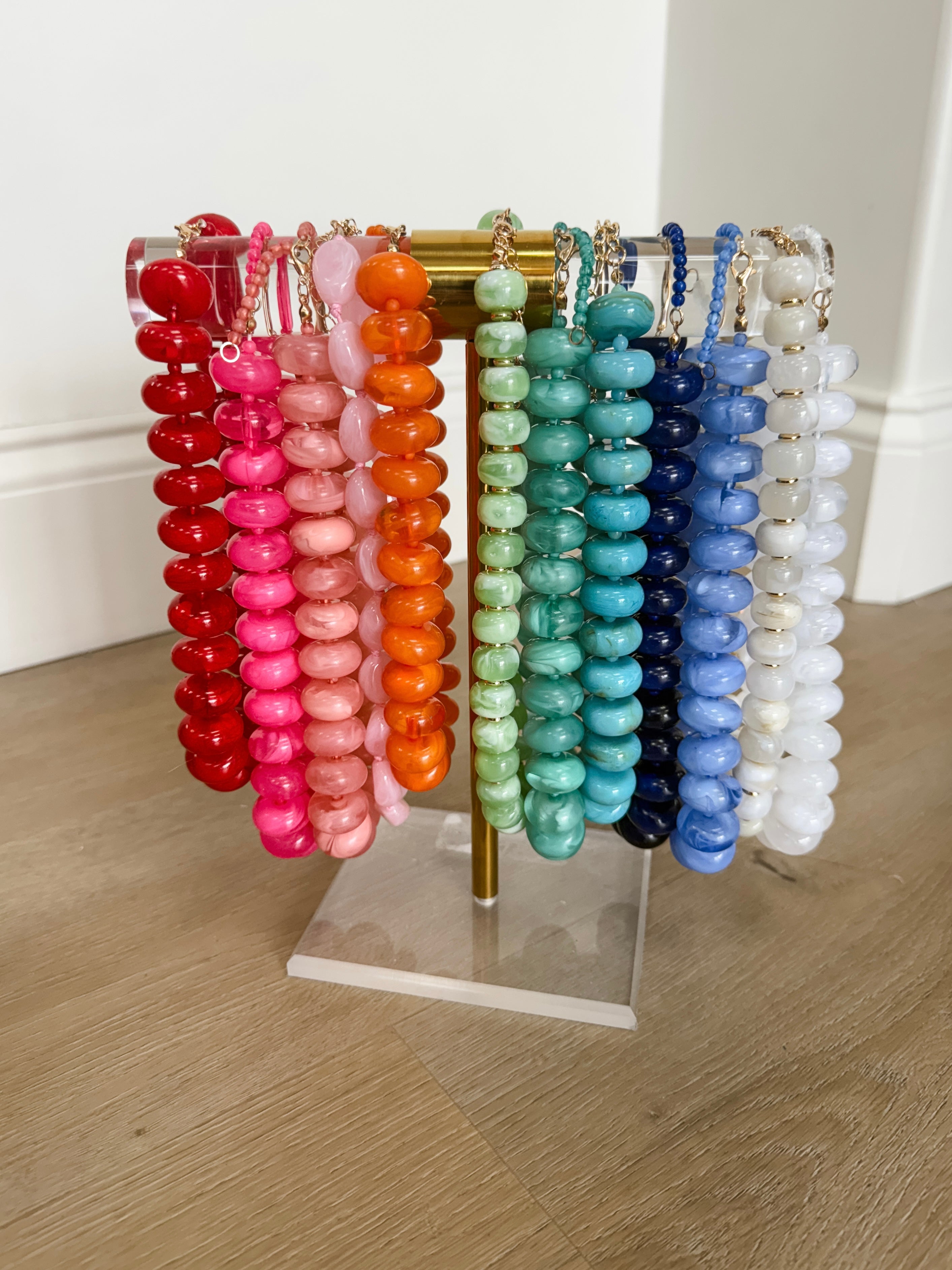 Colorful Chunky Beaded Necklace